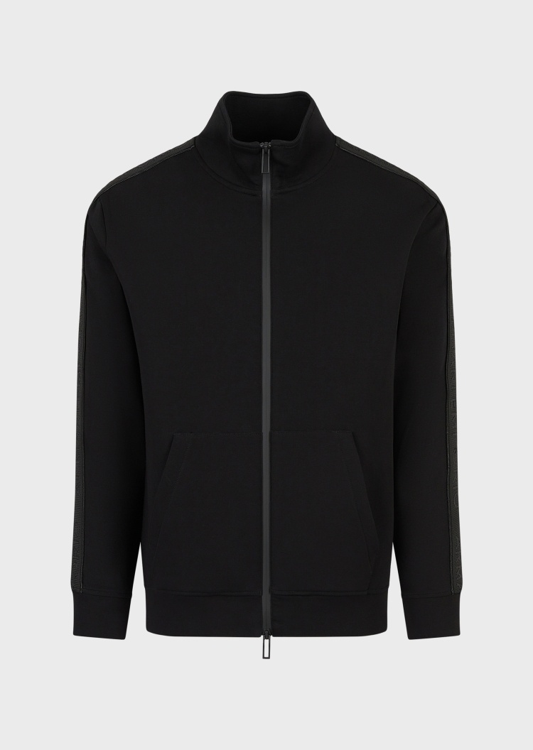 Emporio Armani 拉链开襟卫衣