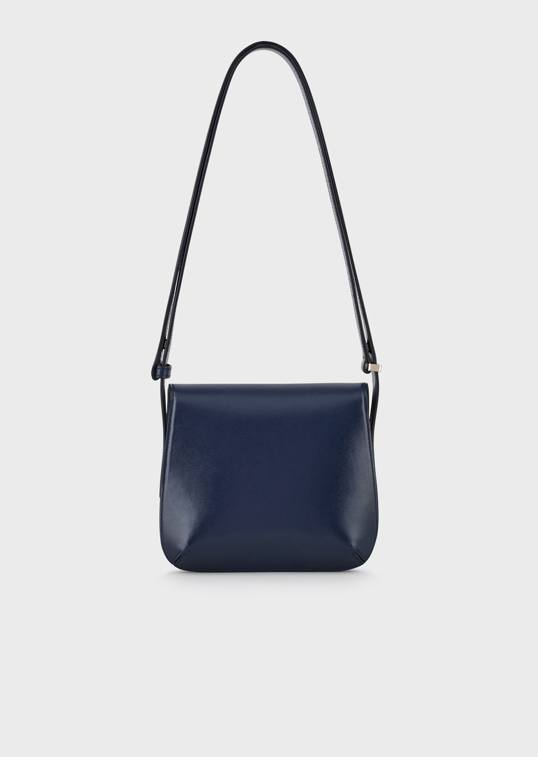 Giorgio Armani La Prima女士牛皮革小号翻盖斜挎包