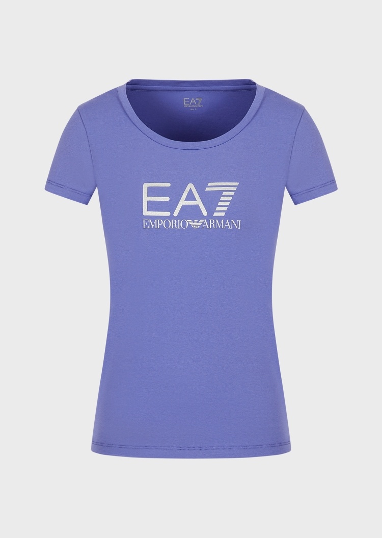 EA7 大标识修身短袖T恤