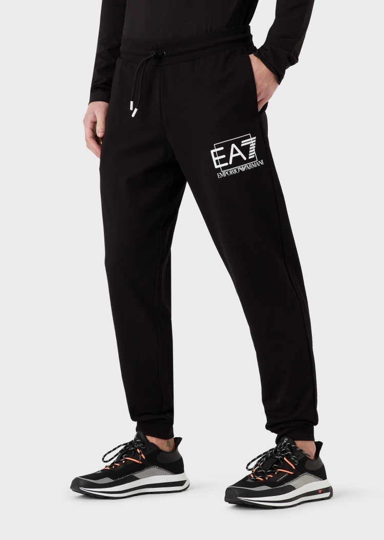 EA7 撞色标识系带卫裤