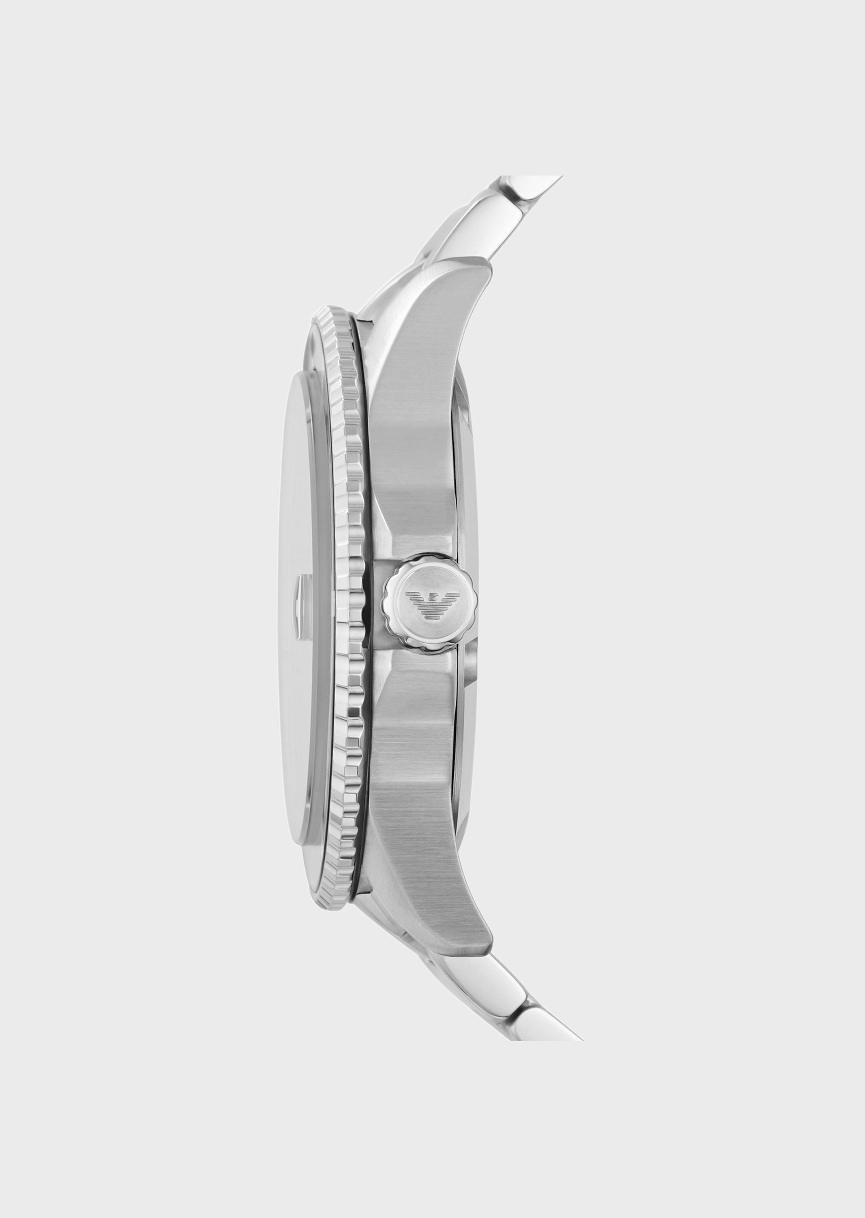 Emporio Armani 钢带绿盘石英腕表