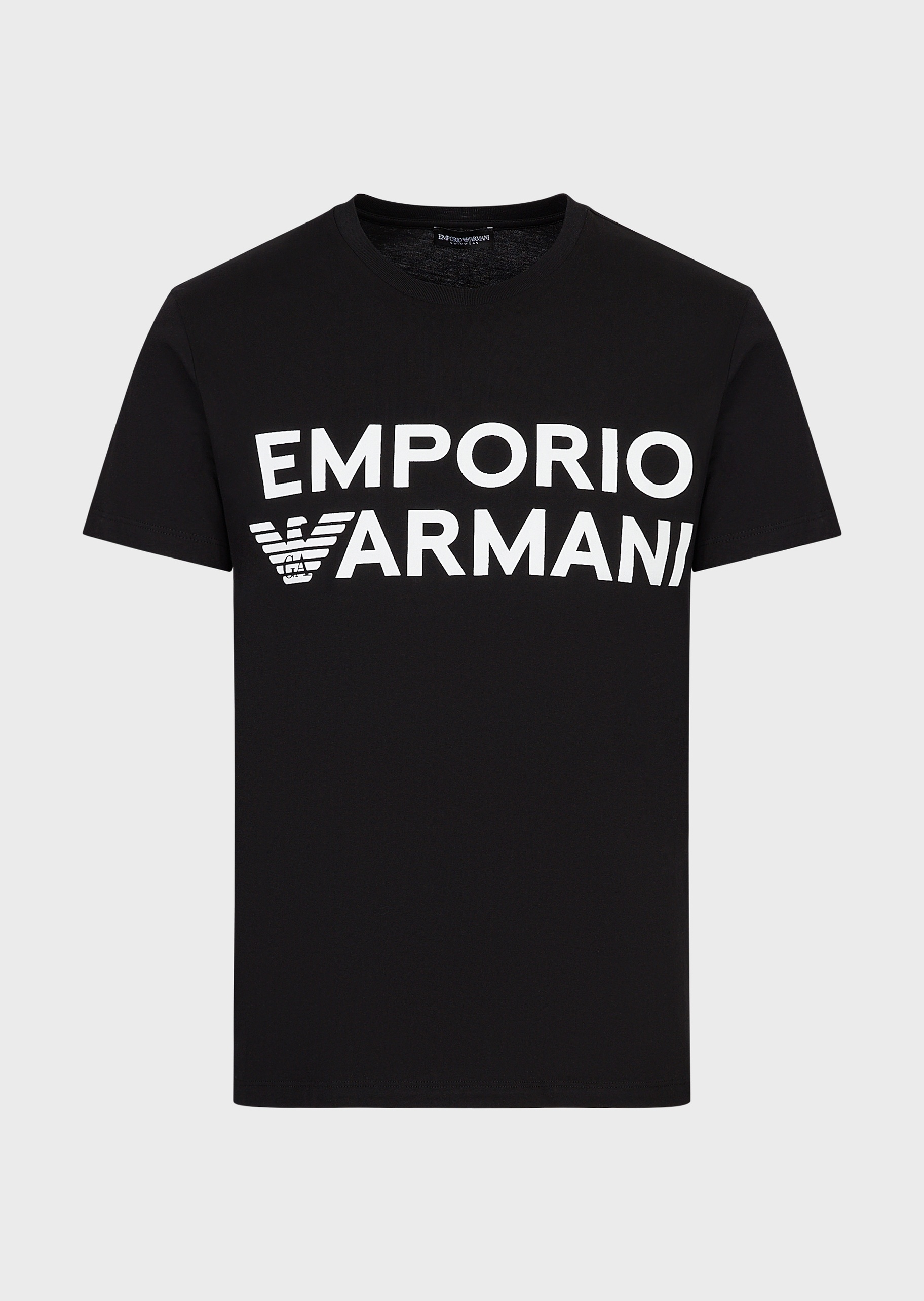 Emporio Armani 大标识棉质沙滩T恤