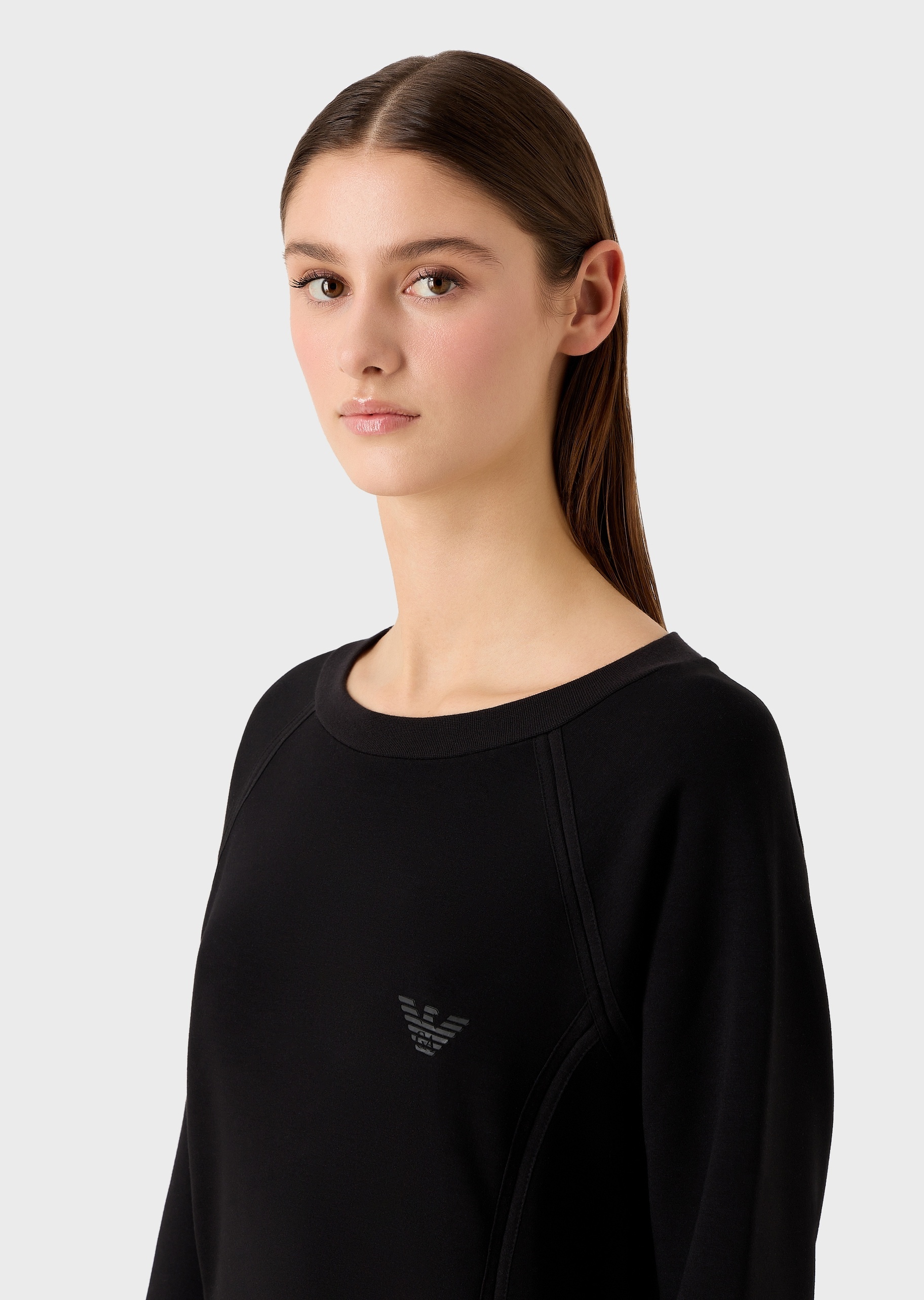 Emporio Armani 拉链侧袋插肩连衣裙