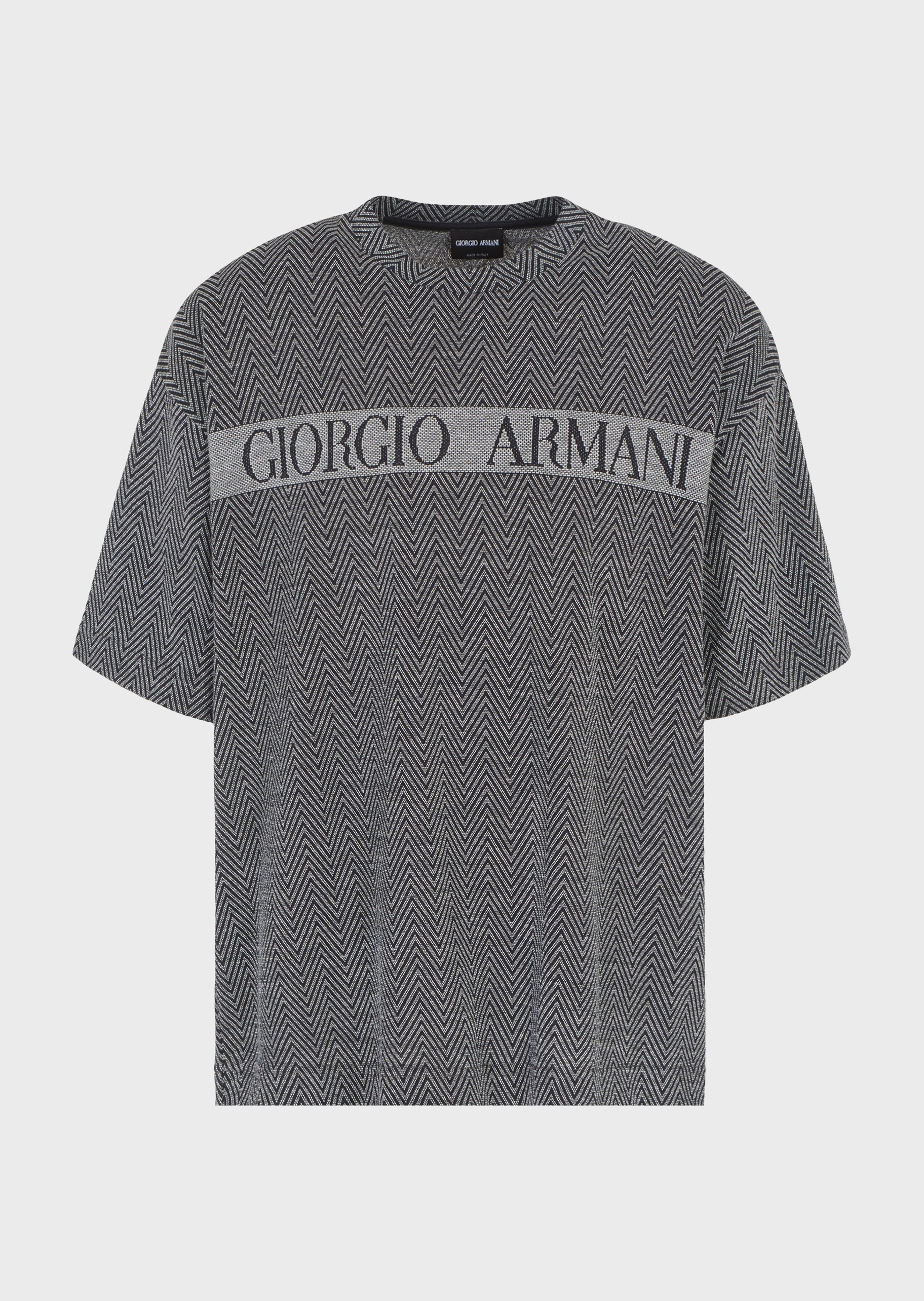 Giorgio Armani 人字纹标识圆领T恤