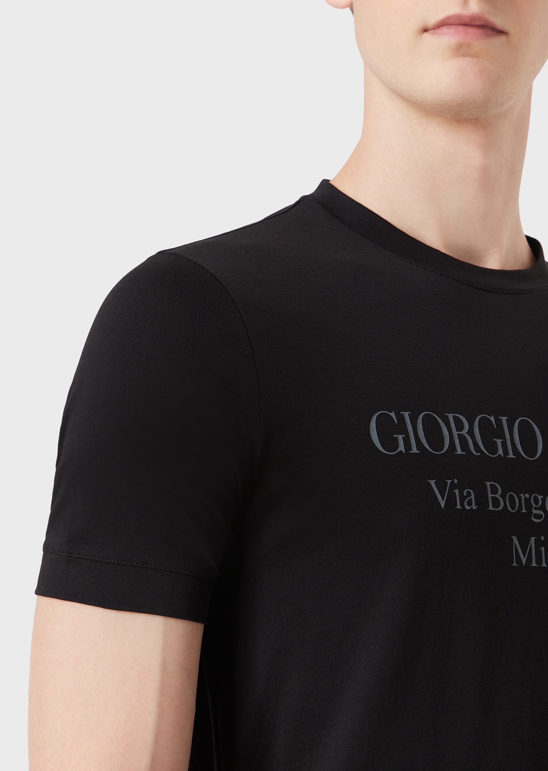 Giorgio Armani 经典棉质短袖T恤