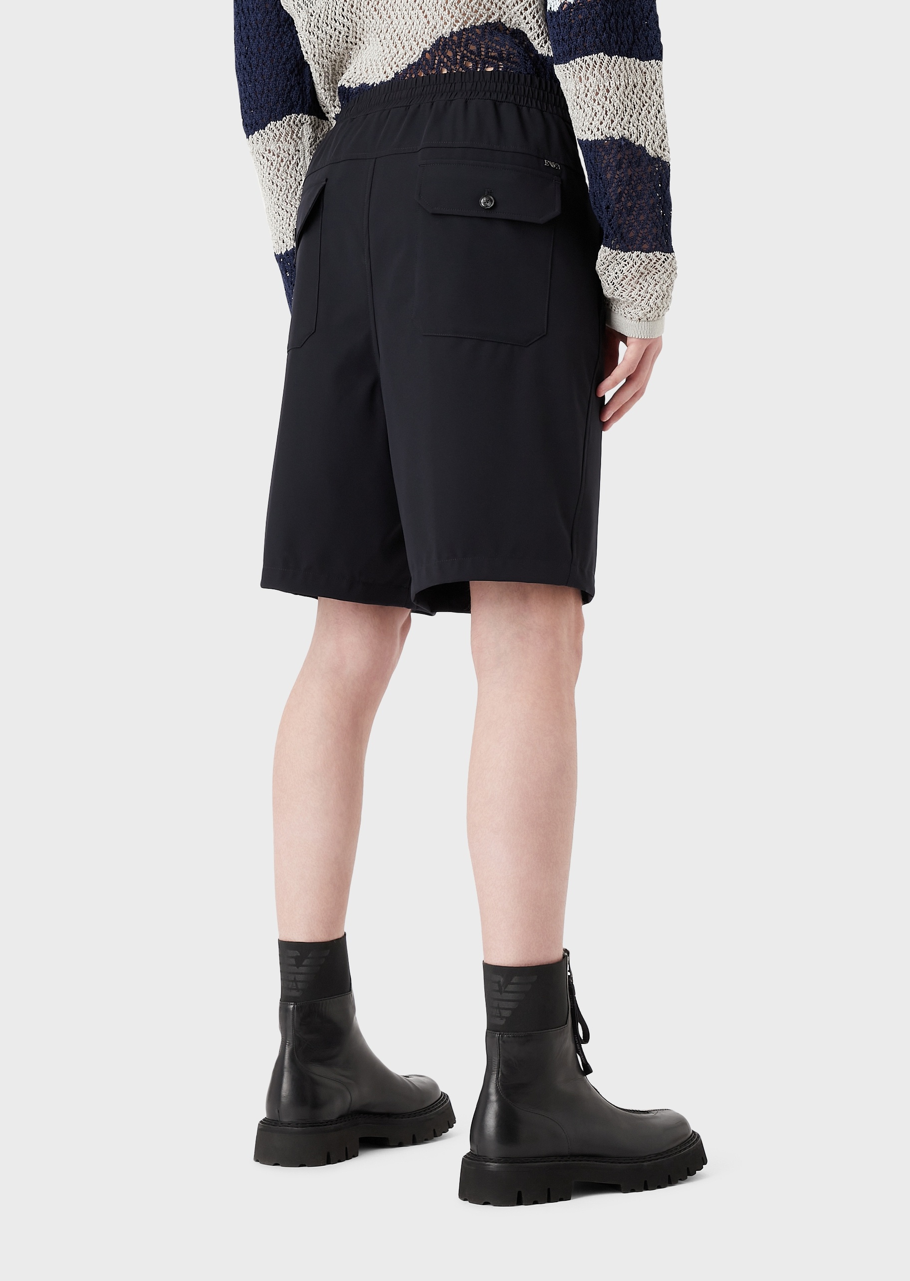 Emporio Armani 抽绳腰百慕大短裤