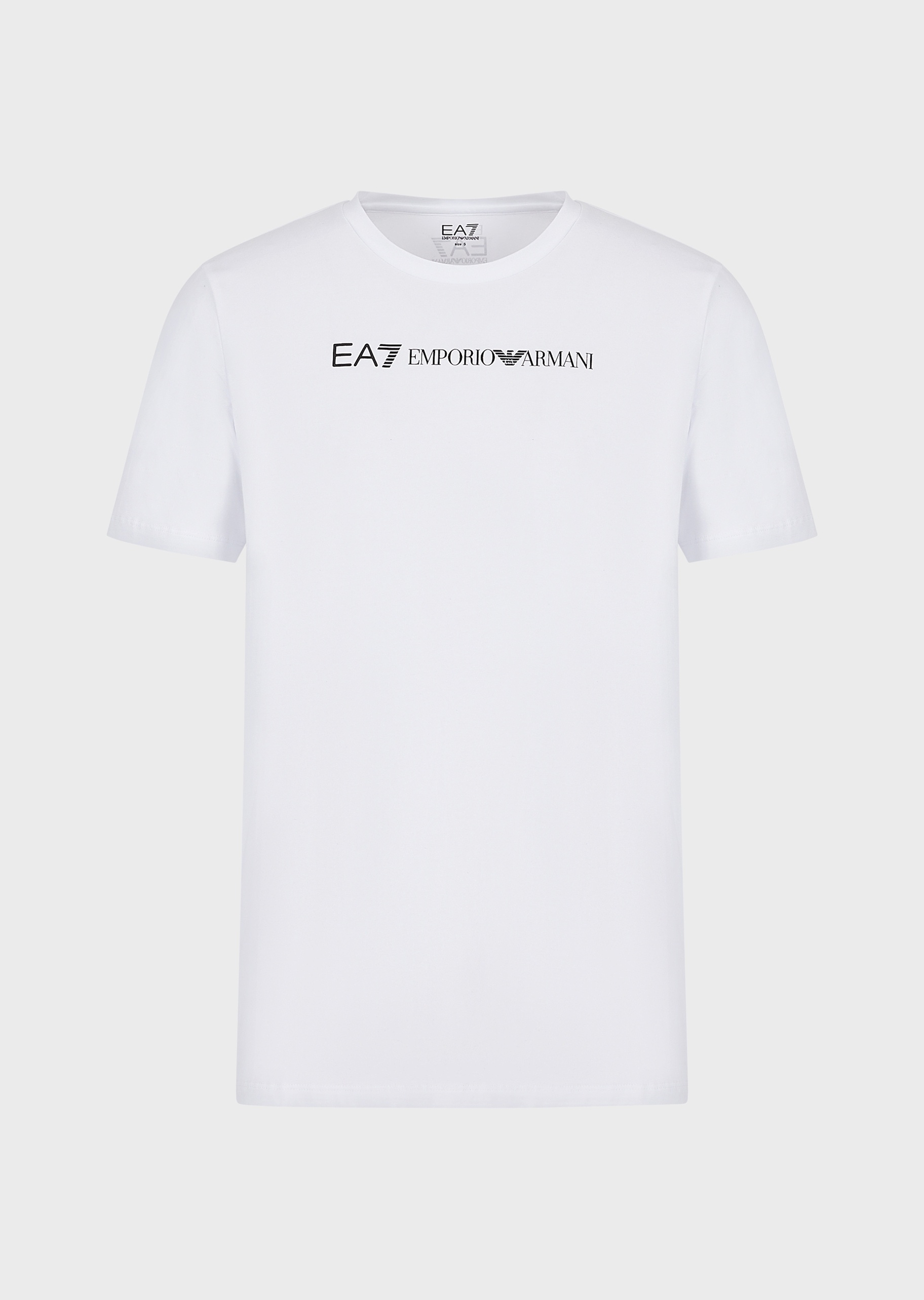 EA7 经典标识宽松圆领T恤