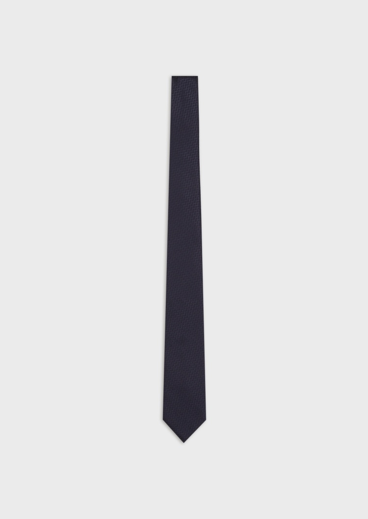 Giorgio Armani 纹理提花桑蚕丝领带