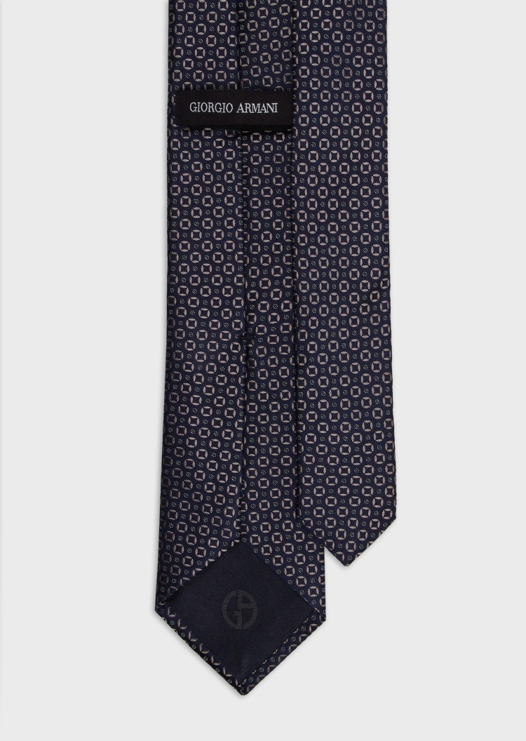 Giorgio Armani 通体花纹真丝领带