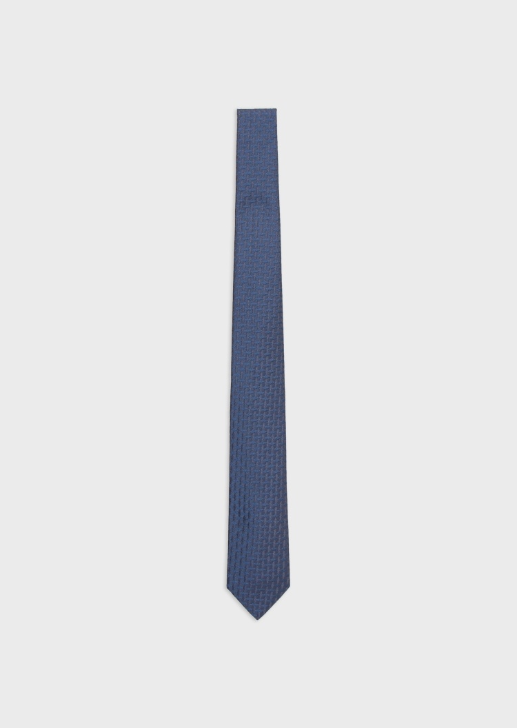 Giorgio Armani 几何编织立体提花领带