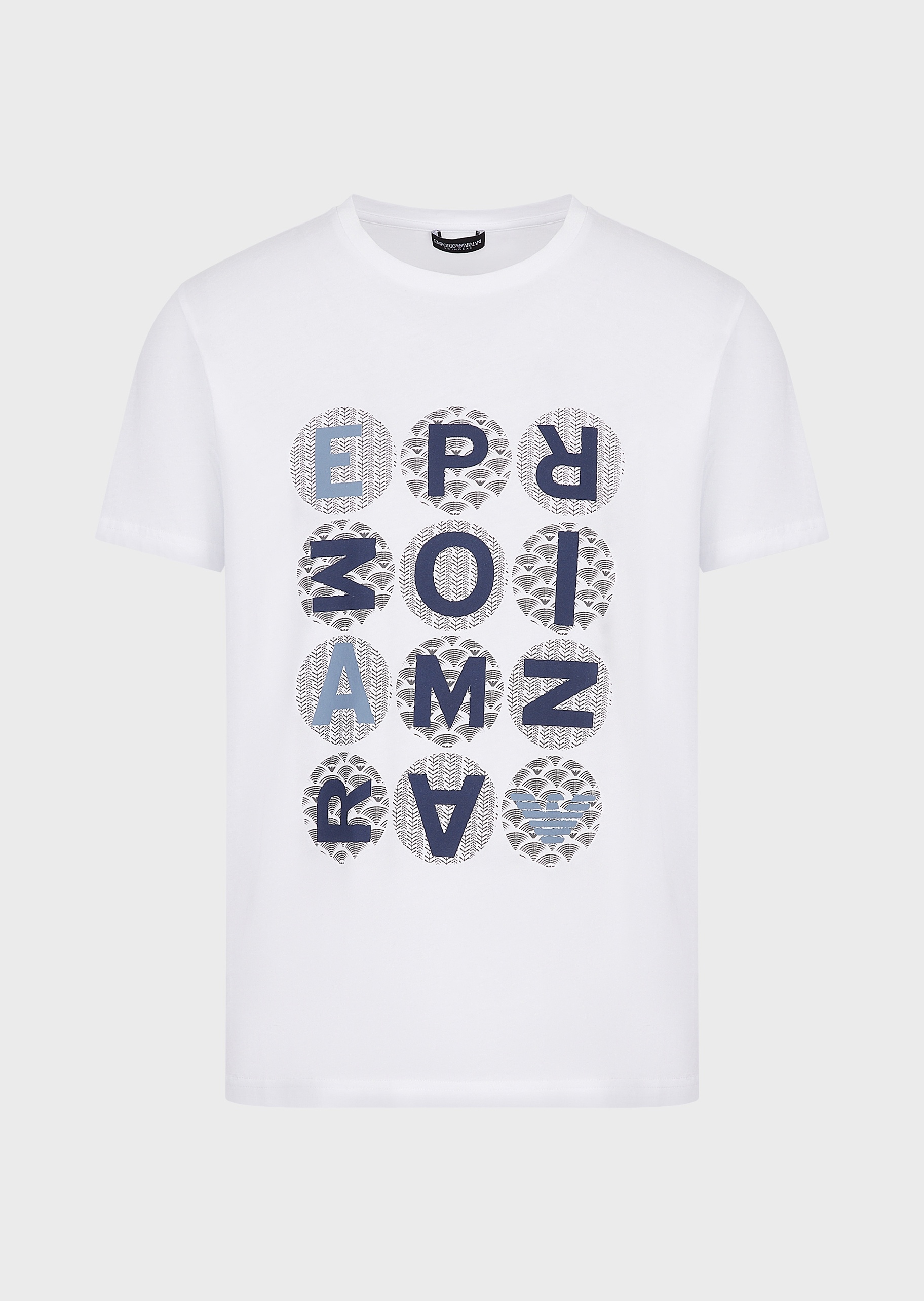 Emporio Armani 圆圈标识沙滩T恤
