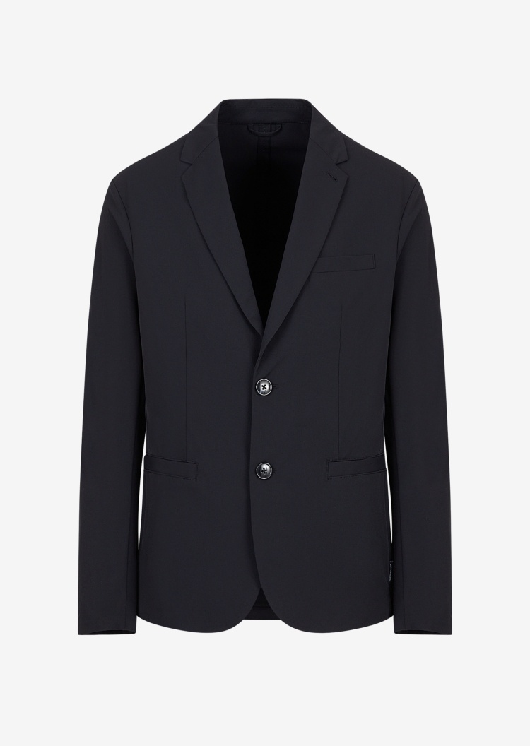 ARMANI EXCHANGE 男士纯色休闲商务西装外套