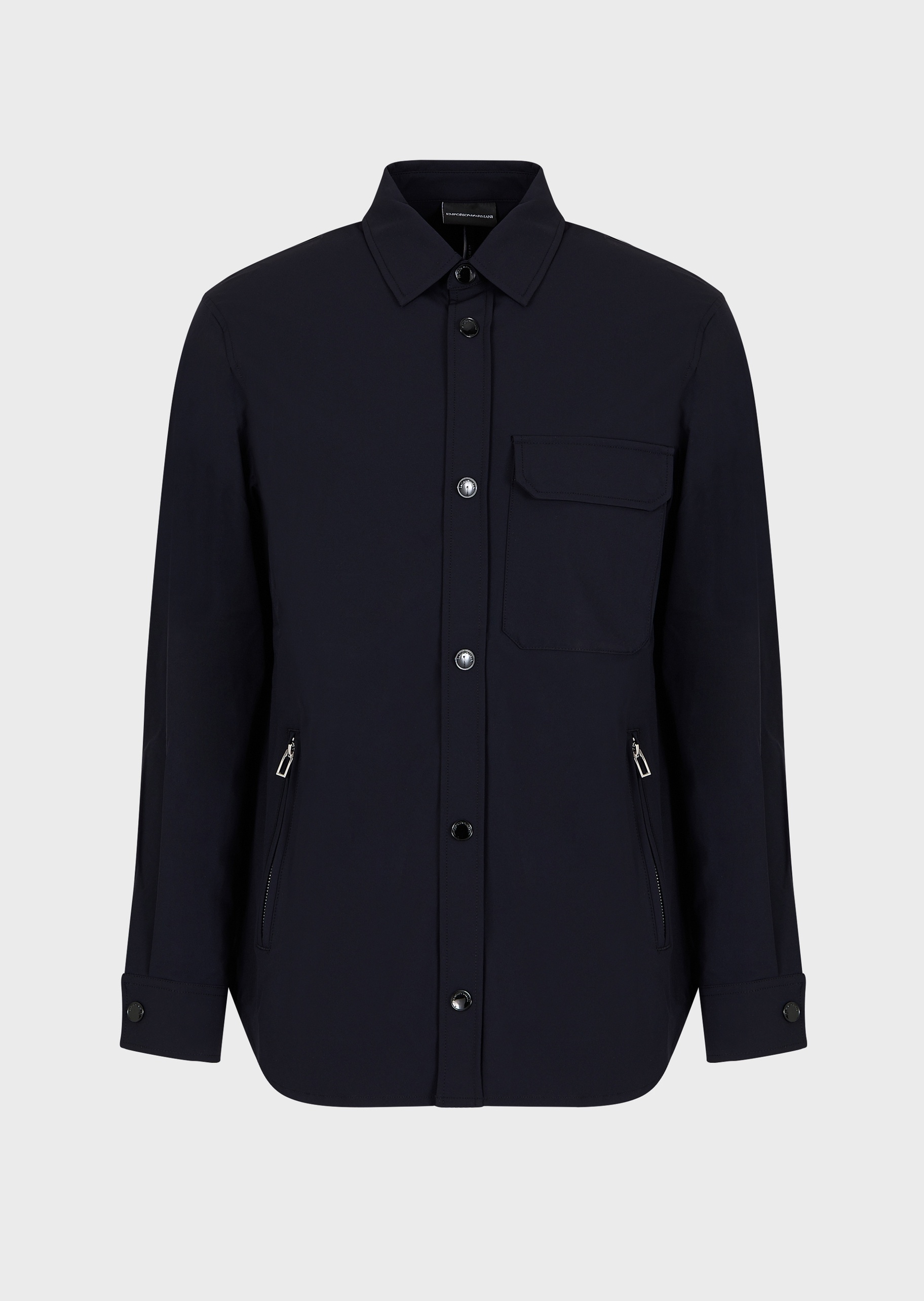 Emporio Armani 工装贴袋侧开衩衬衫
