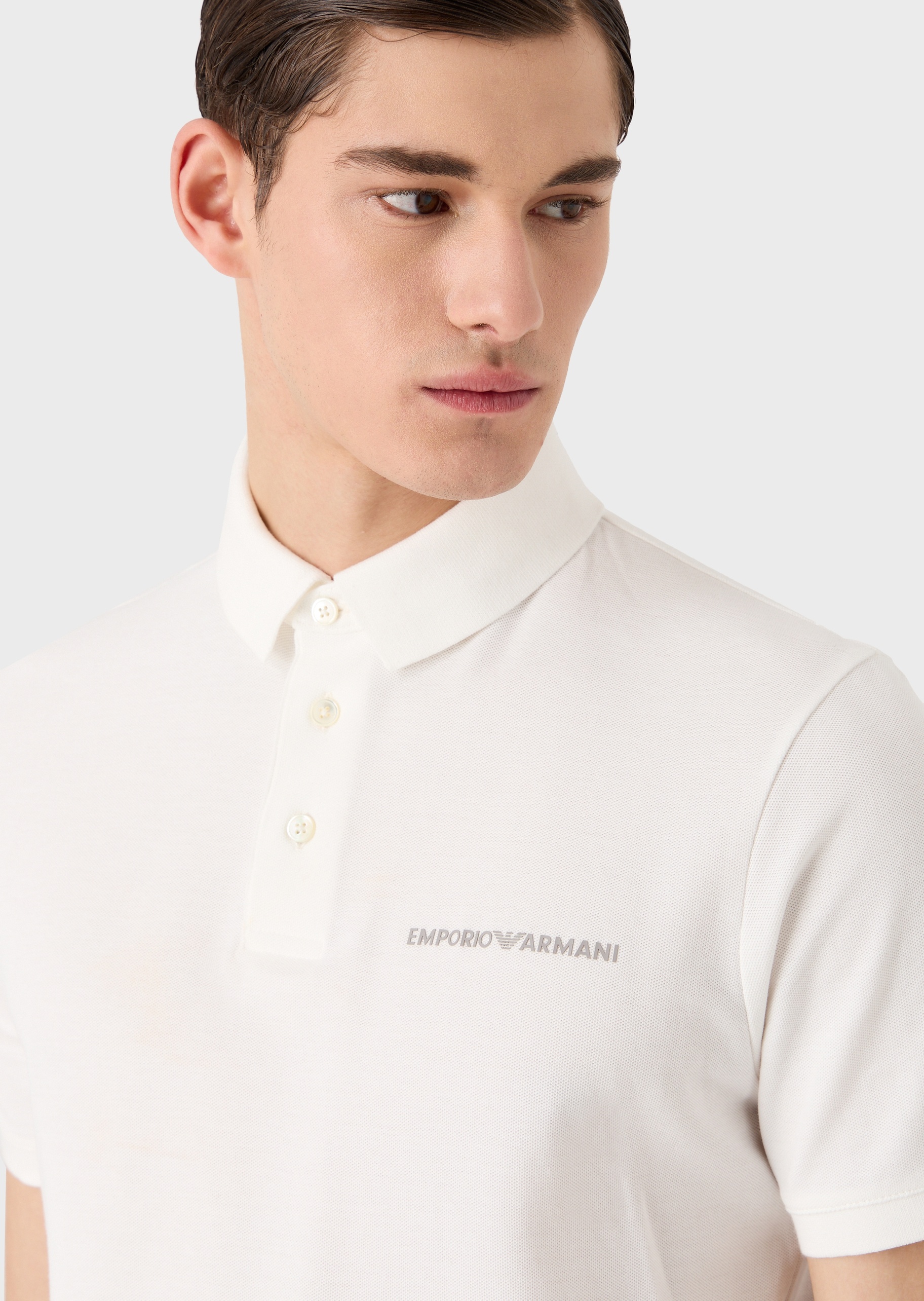 Emporio Armani 经典标识短袖POLO衫