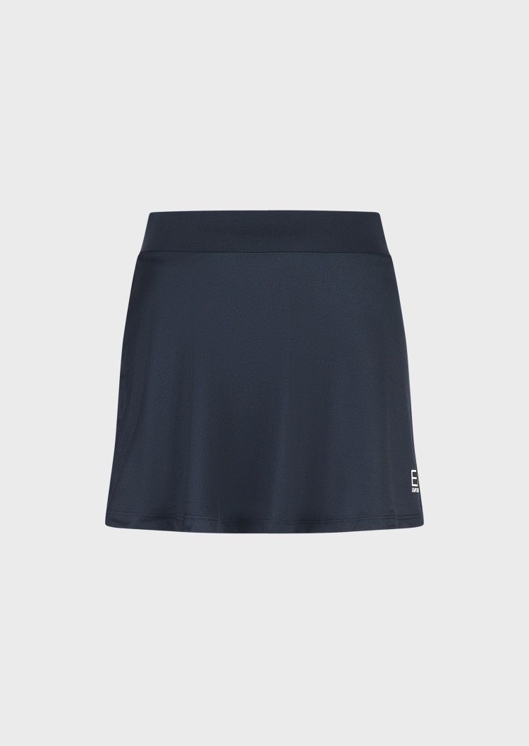 EA7 女士动感褶裥迷你网球短裙