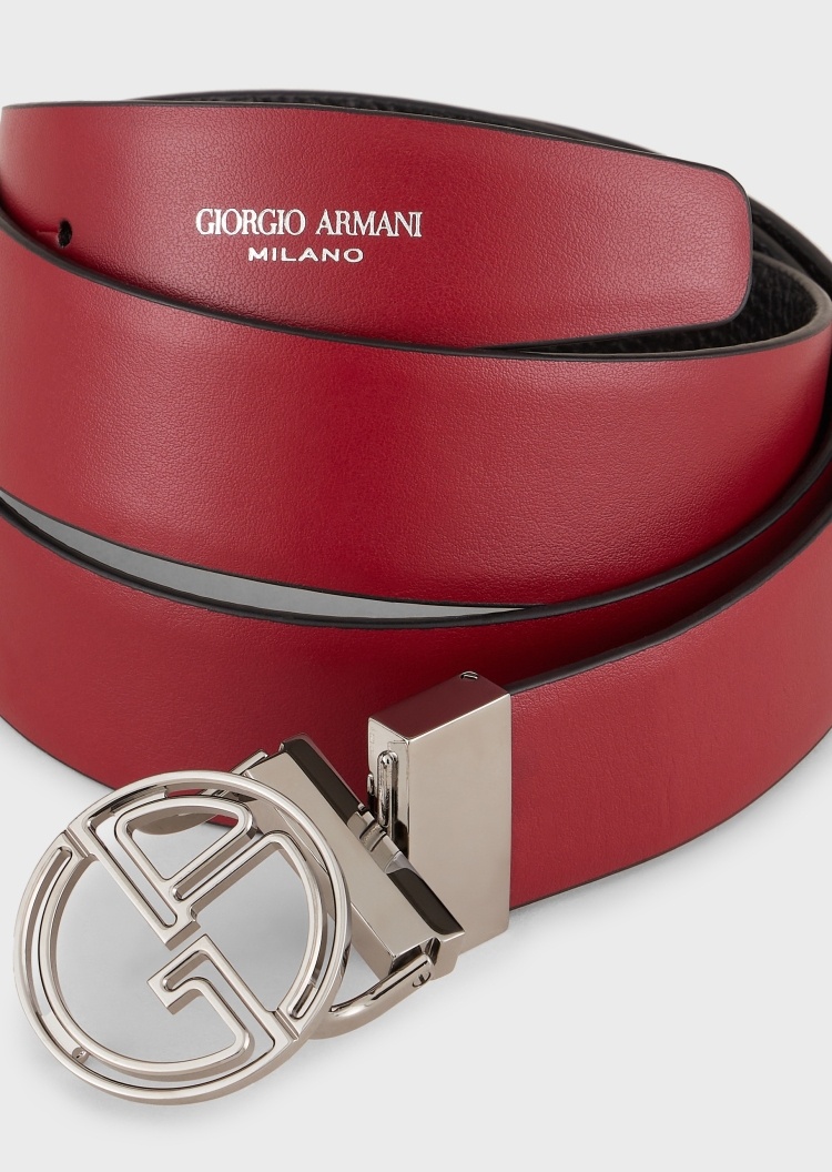 Giorgio Armani 正反两用扳扣腰带