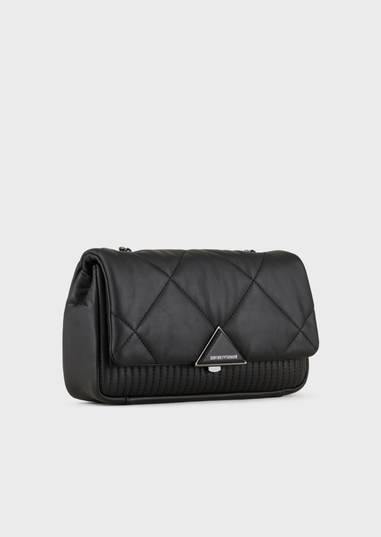 Emporio Armani 链式肩带绗缝手提包