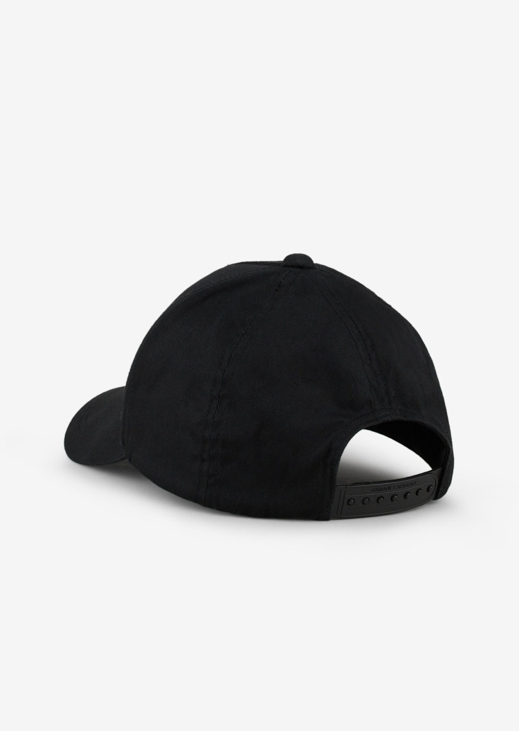 ARMANI EXCHANGE 男士大LOGO全棉棒球帽