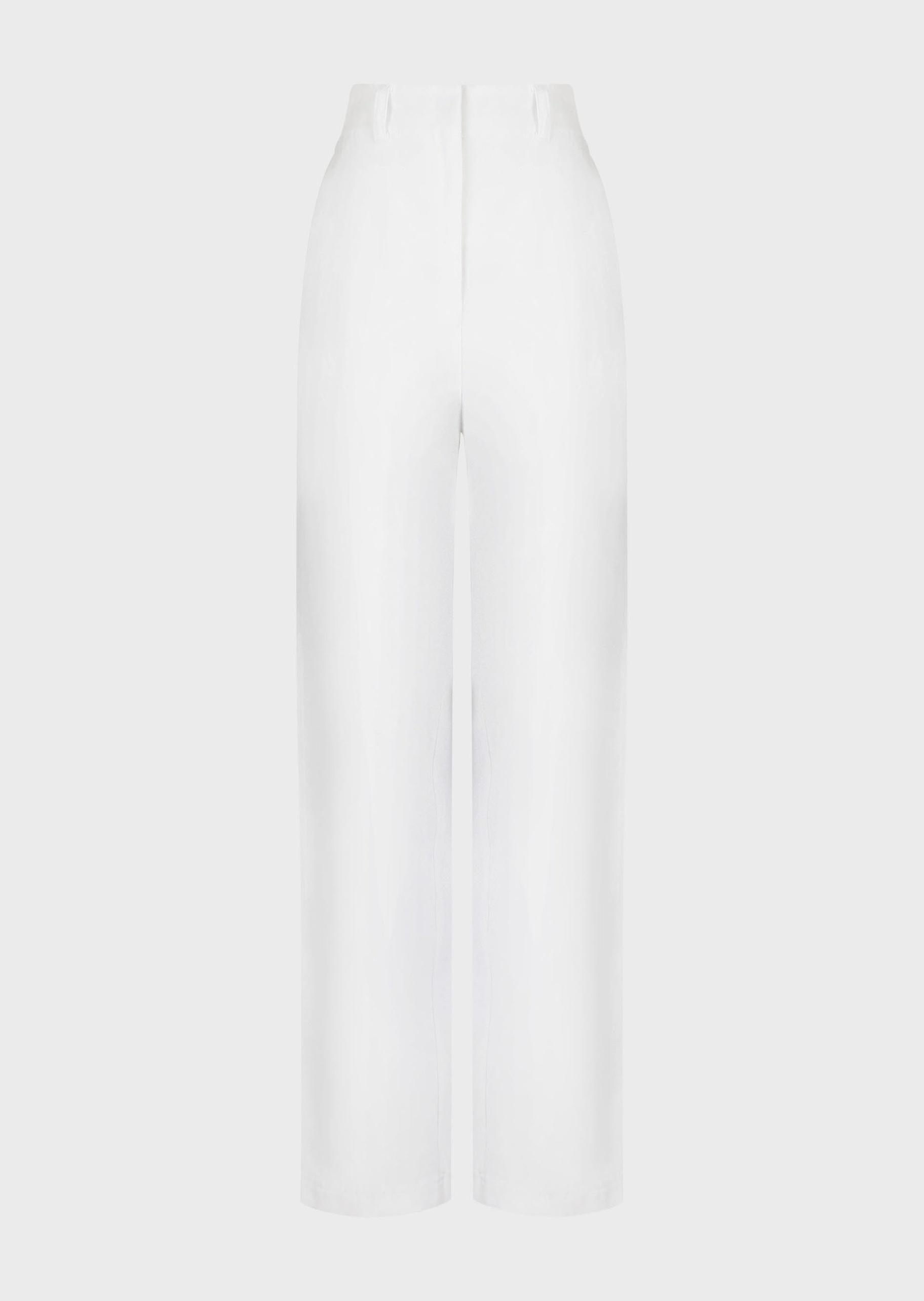 Emporio Armani 简约高腰直筒休闲裤