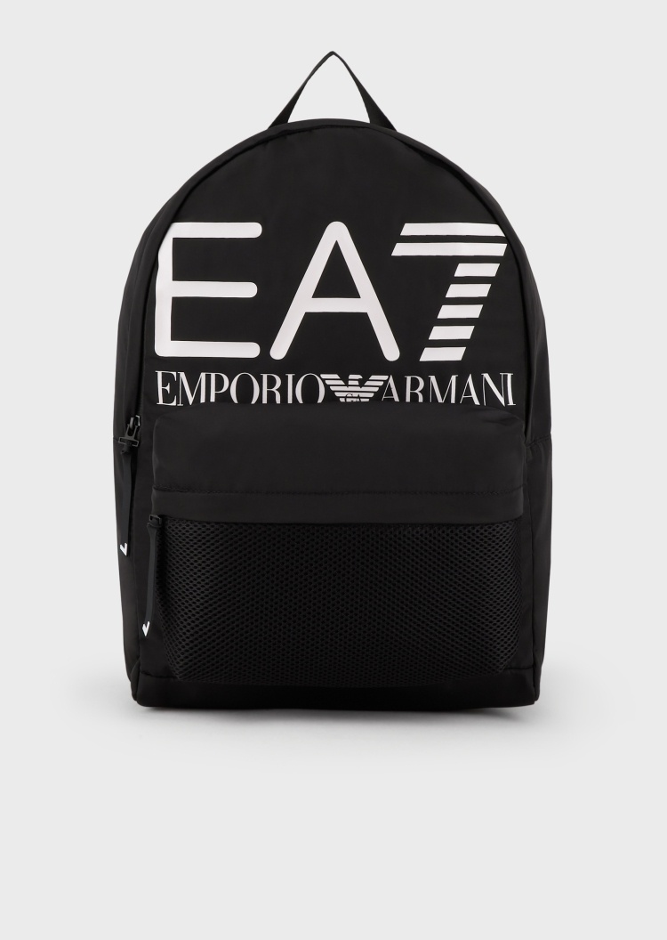 EA7 经典LOGO双肩背包