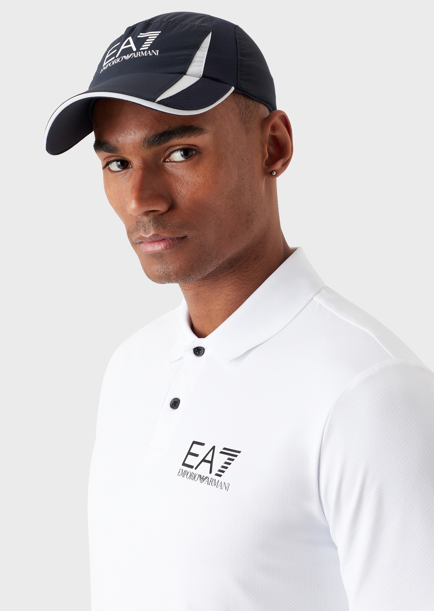 EA7 男女亮色网球运动棒球帽