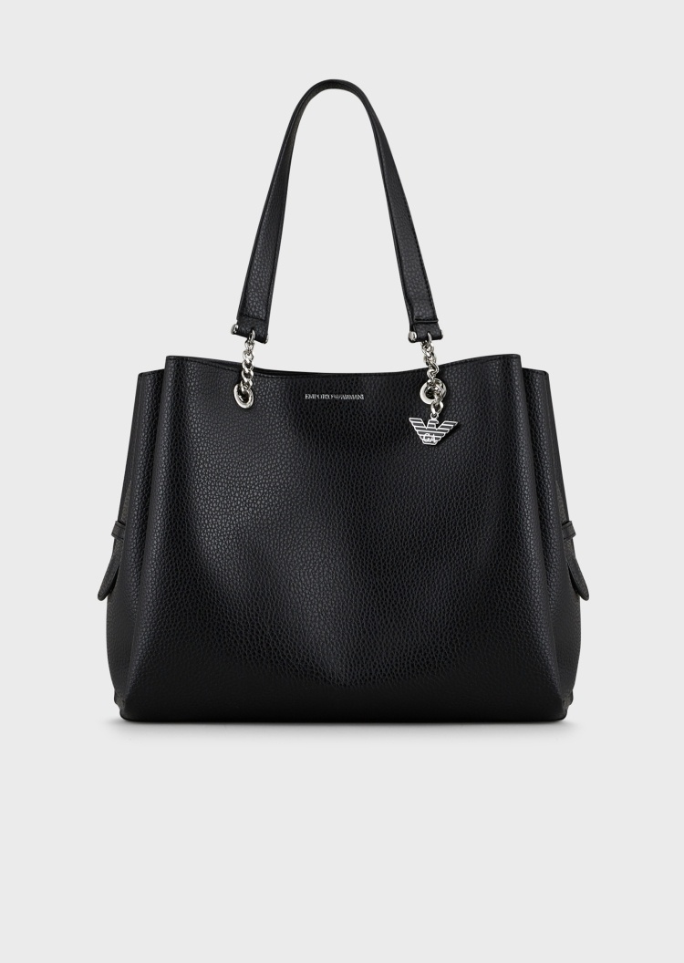 Emporio Armani 女士简约印花LOGO背提包