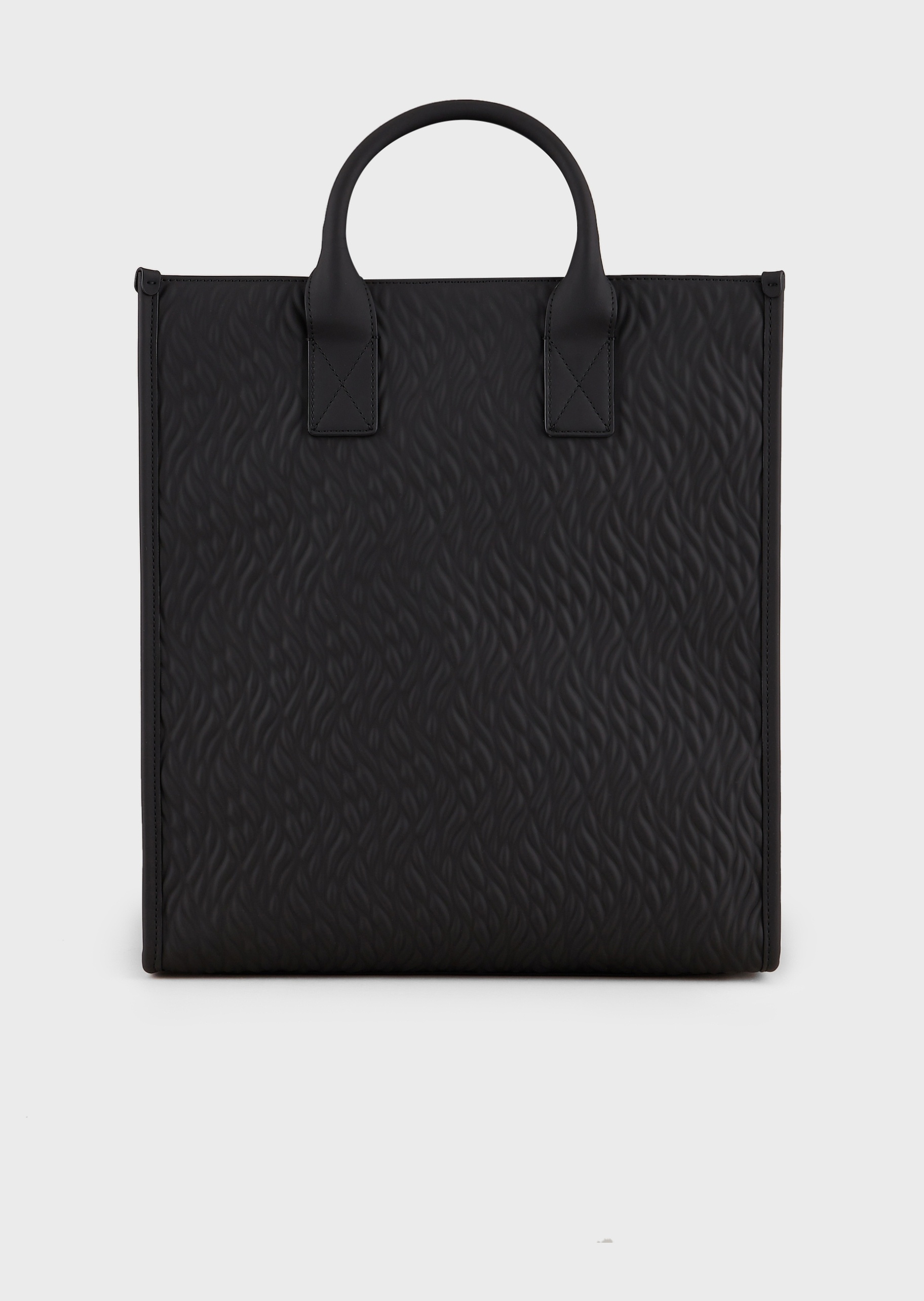Emporio Armani 立体波浪纹托特包