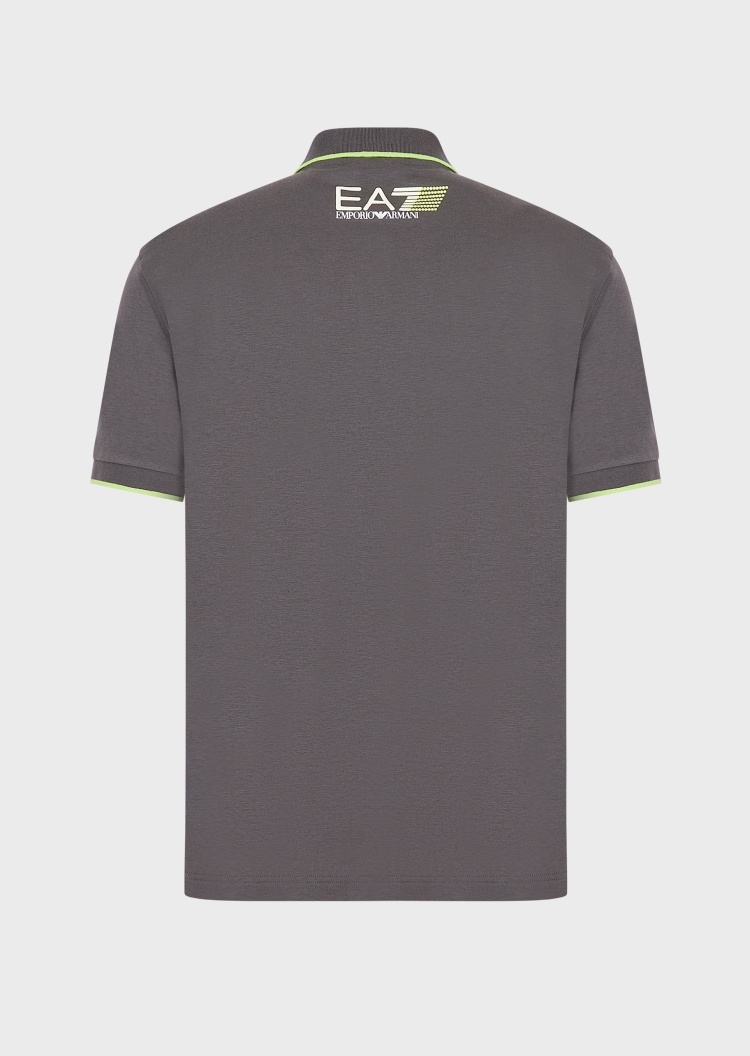 EA7 荧光装饰线POLO衫