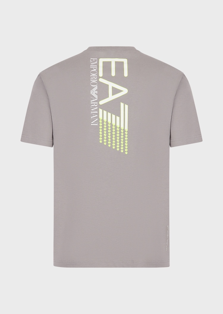 EA7 荧光标识运动短袖T恤