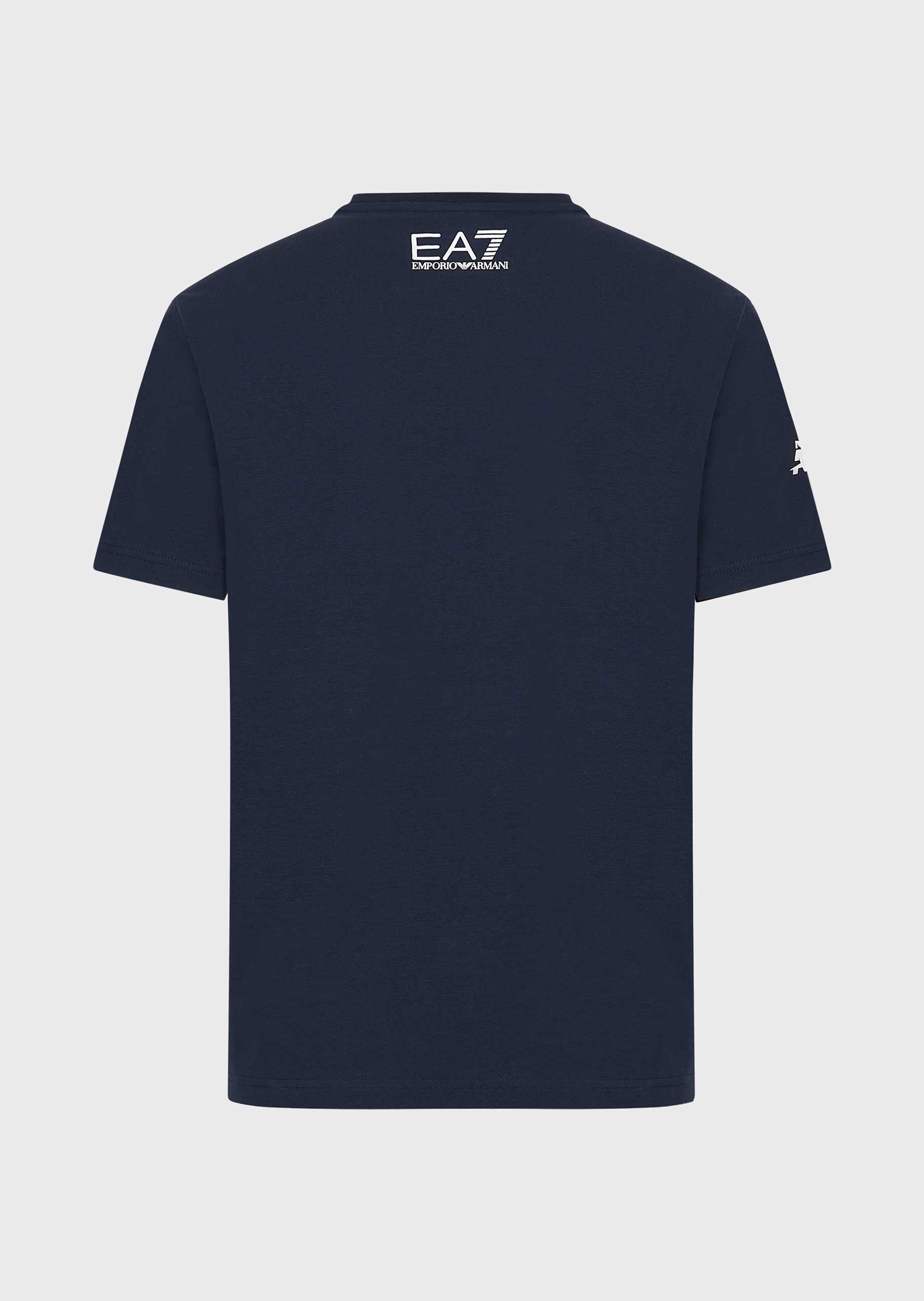 EA7 撞色标识短袖T恤