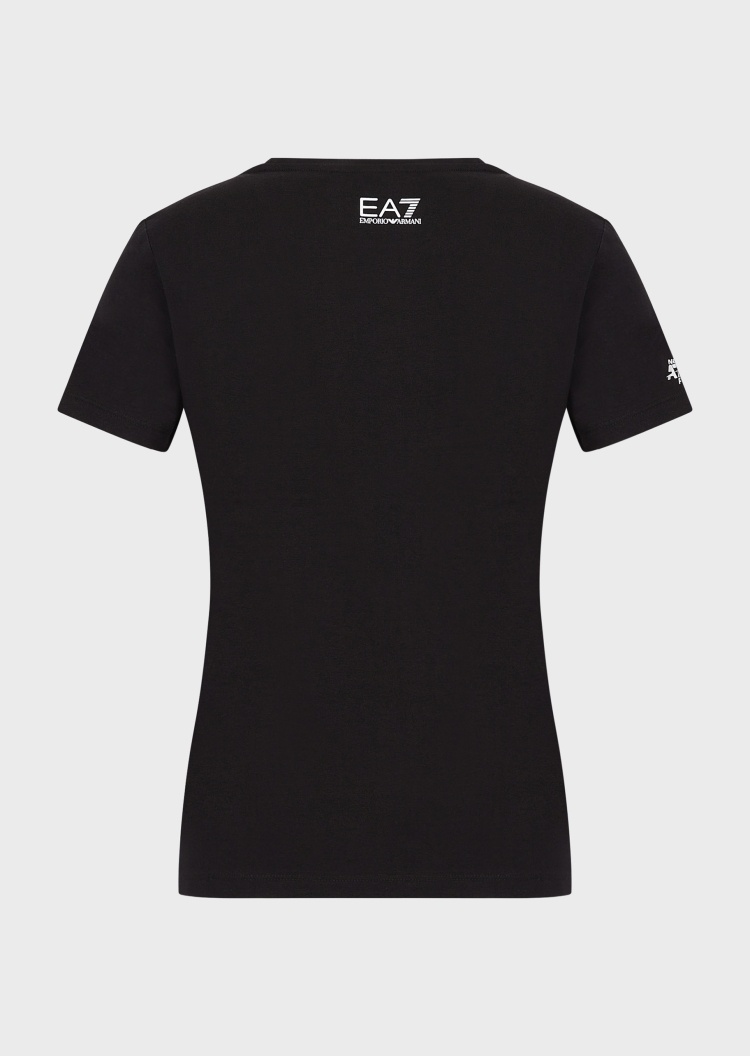 EA7 网球荧光标识T恤