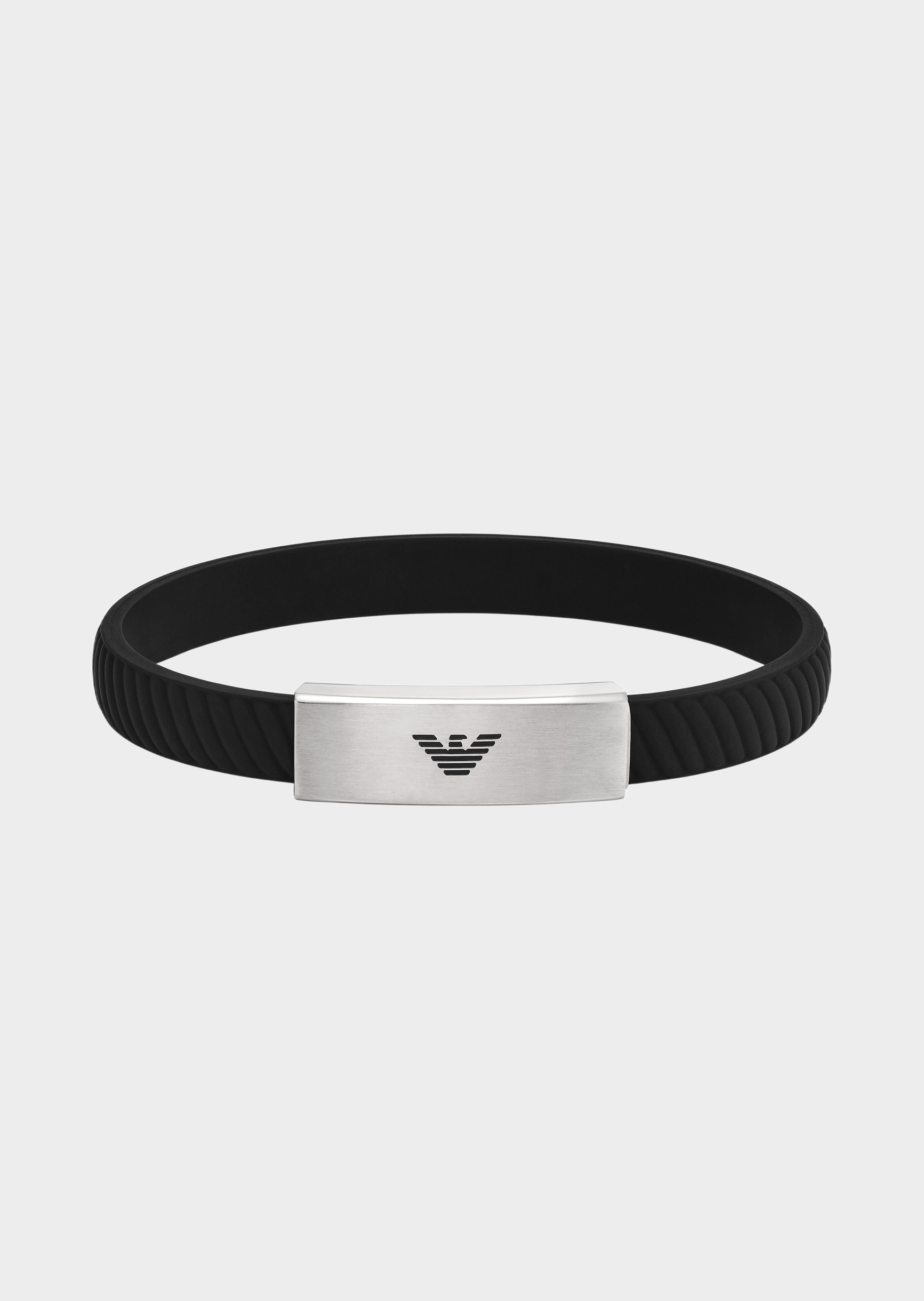 Emporio Armani 经典鹰标简约斜纹手链