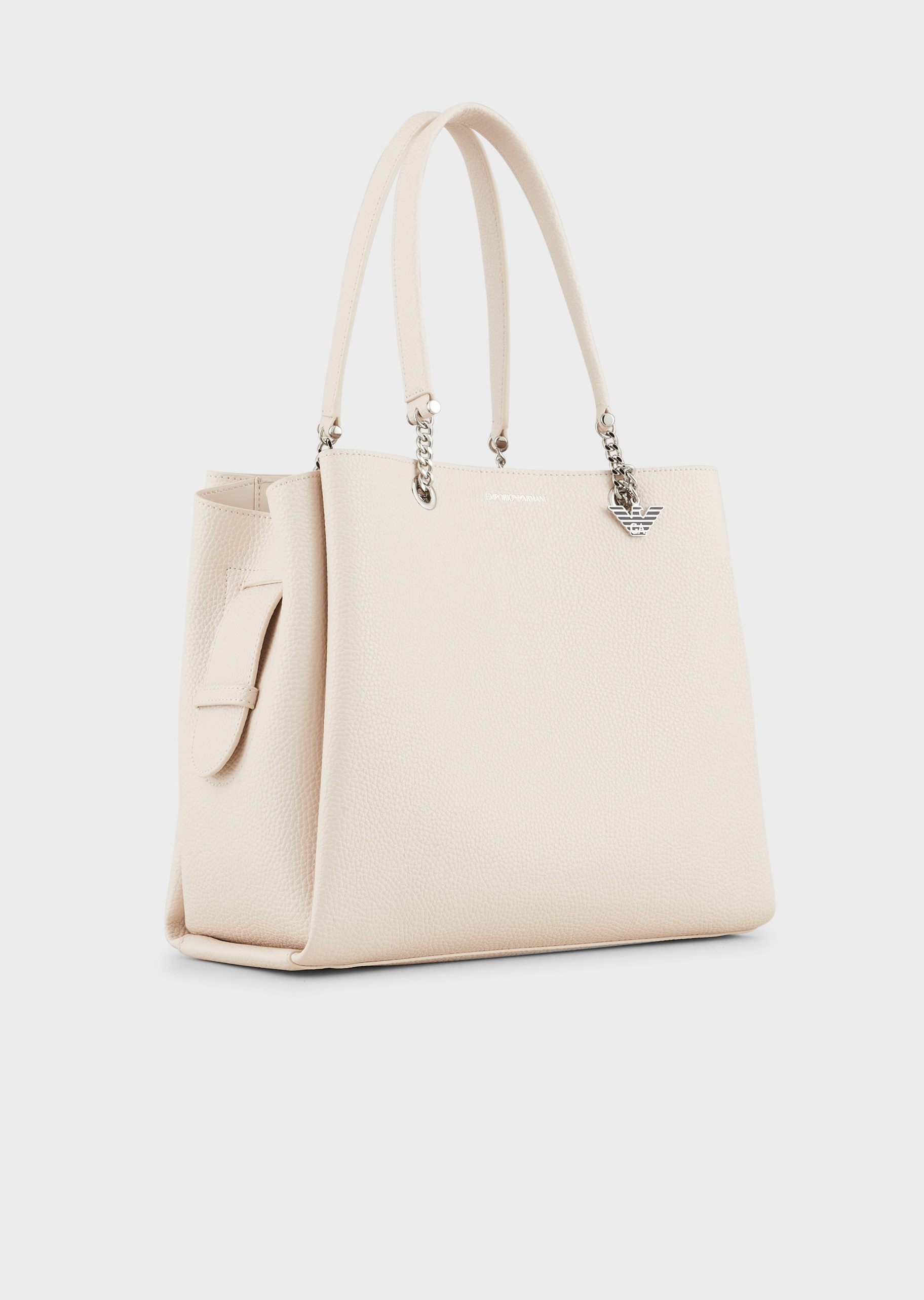 Emporio Armani 精美鹰标挂件托特包