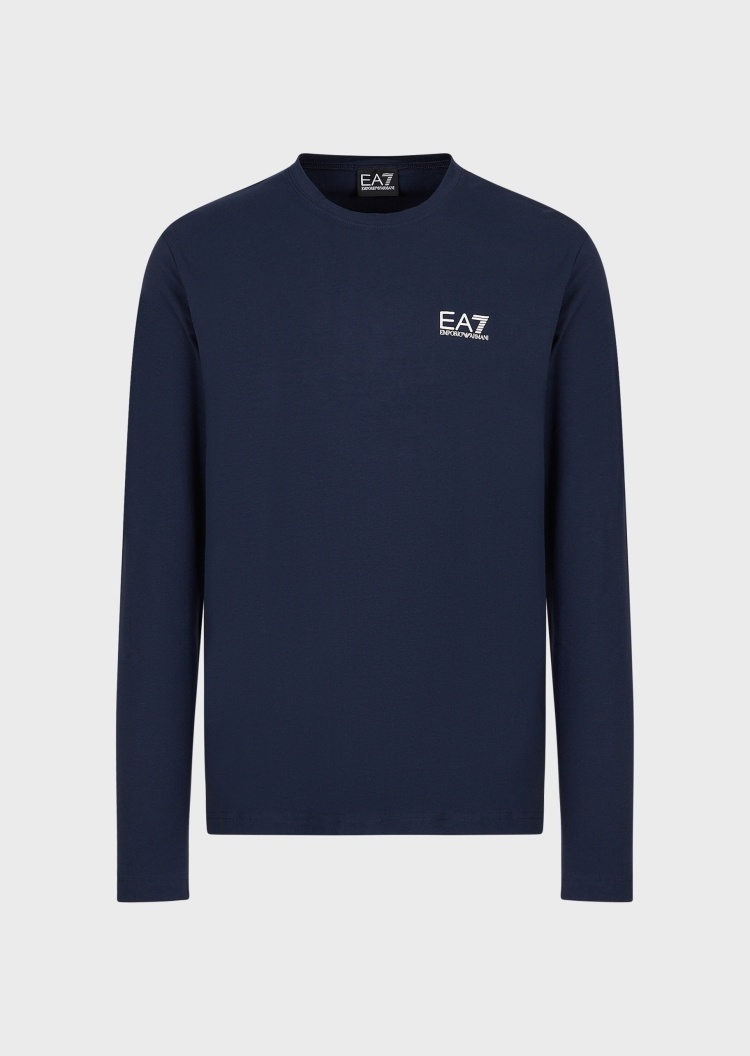EA7 双色标识长袖T恤