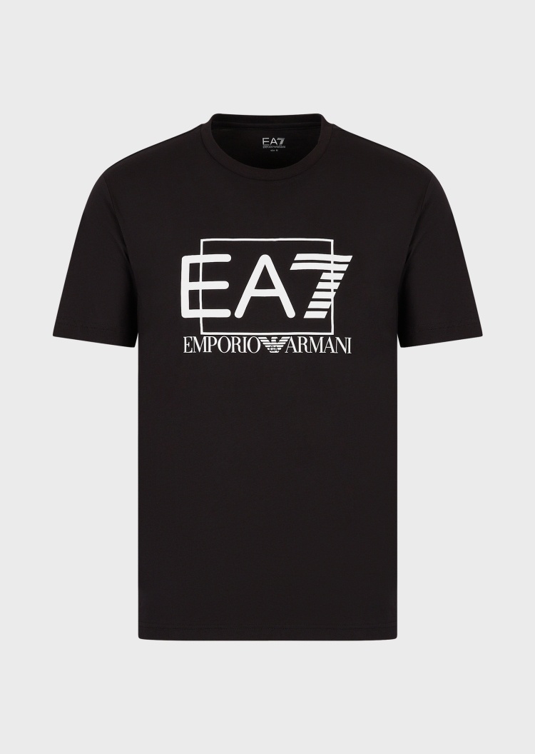 EA7 经典大标识纯棉T恤