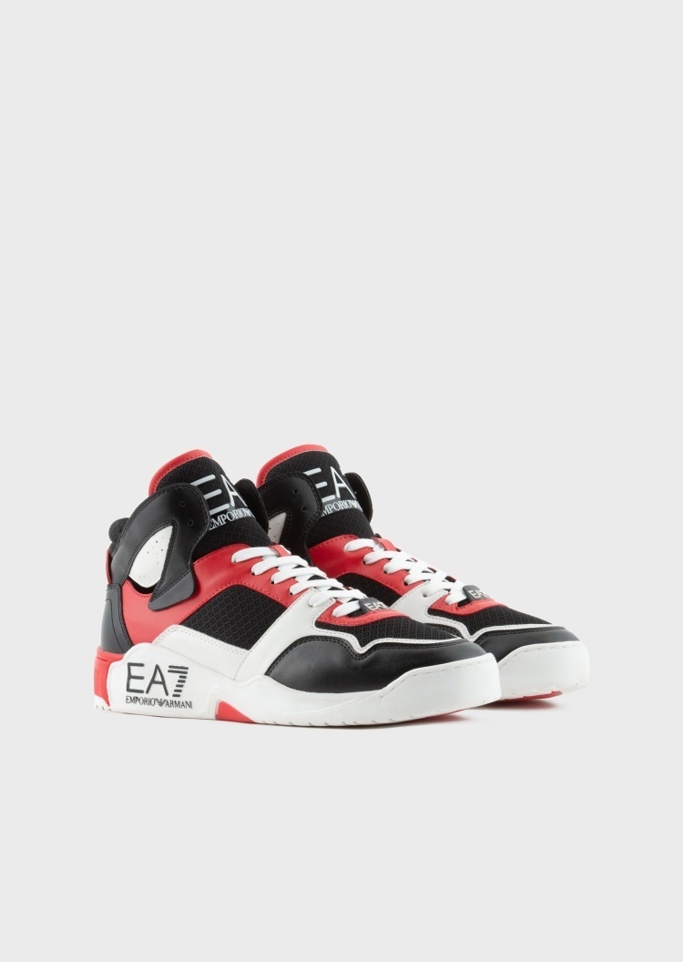 EA7 大标识拼色运动篮球鞋