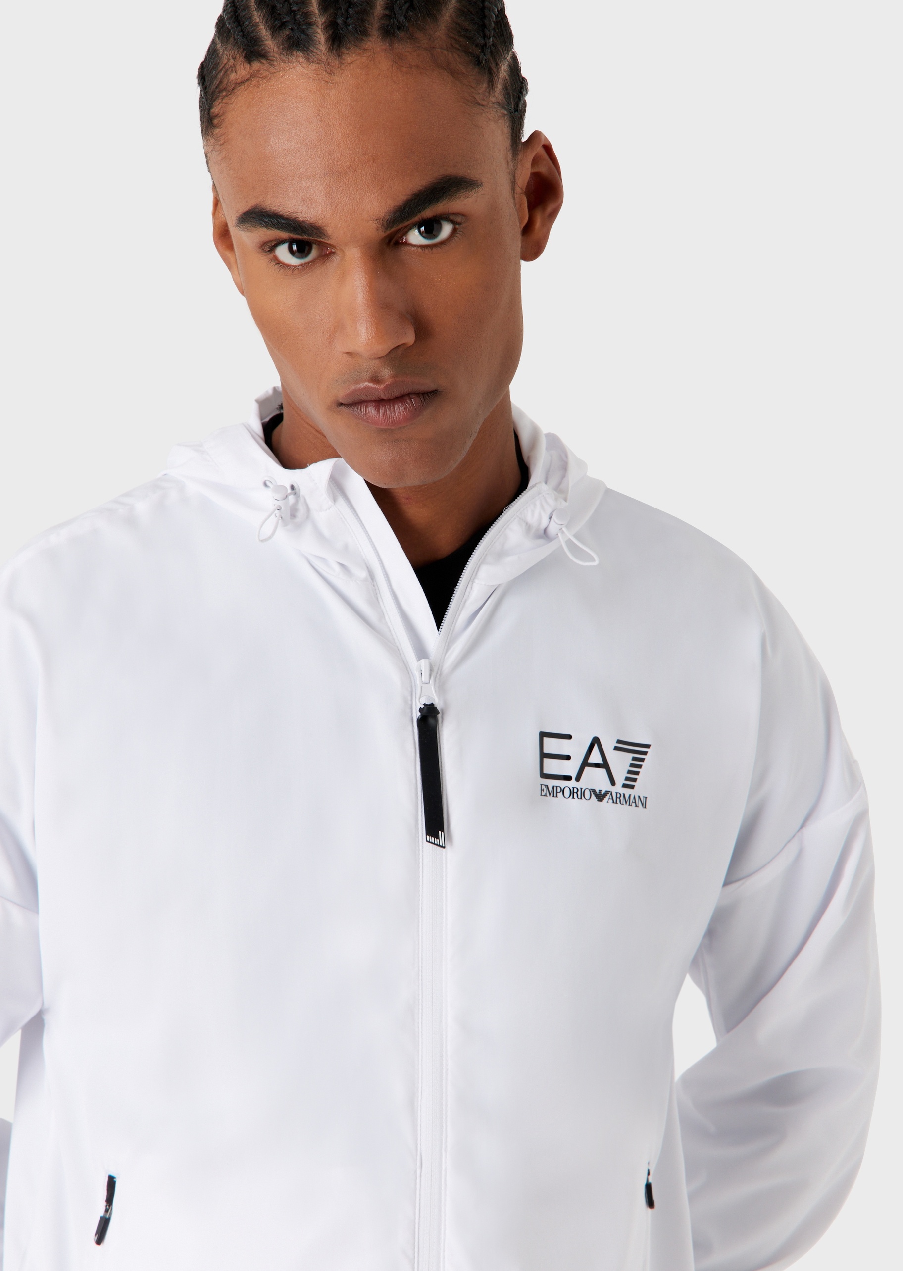 EA7 男士长款连帽网球运动套装