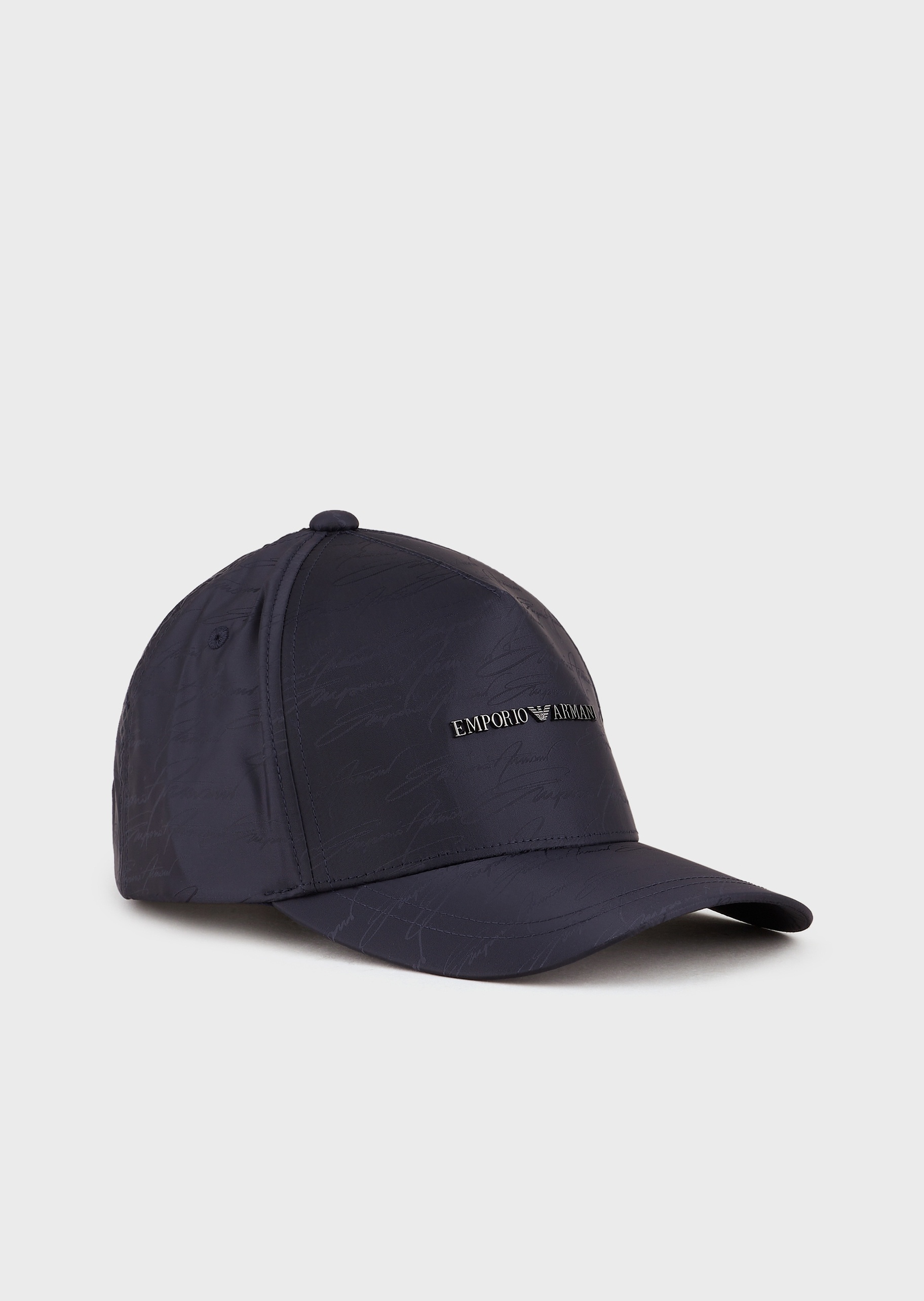 Emporio Armani 通体标识提花棒球帽