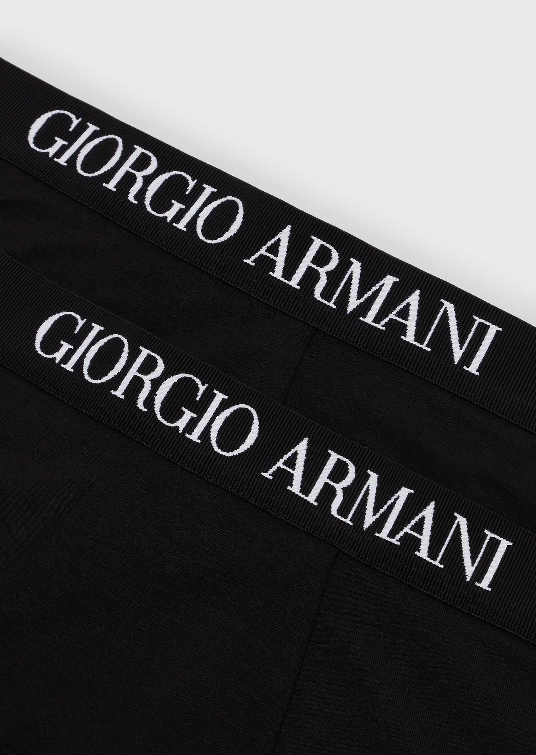 Giorgio Armani 男士LOGO腰带修身两条装弹力内裤套装