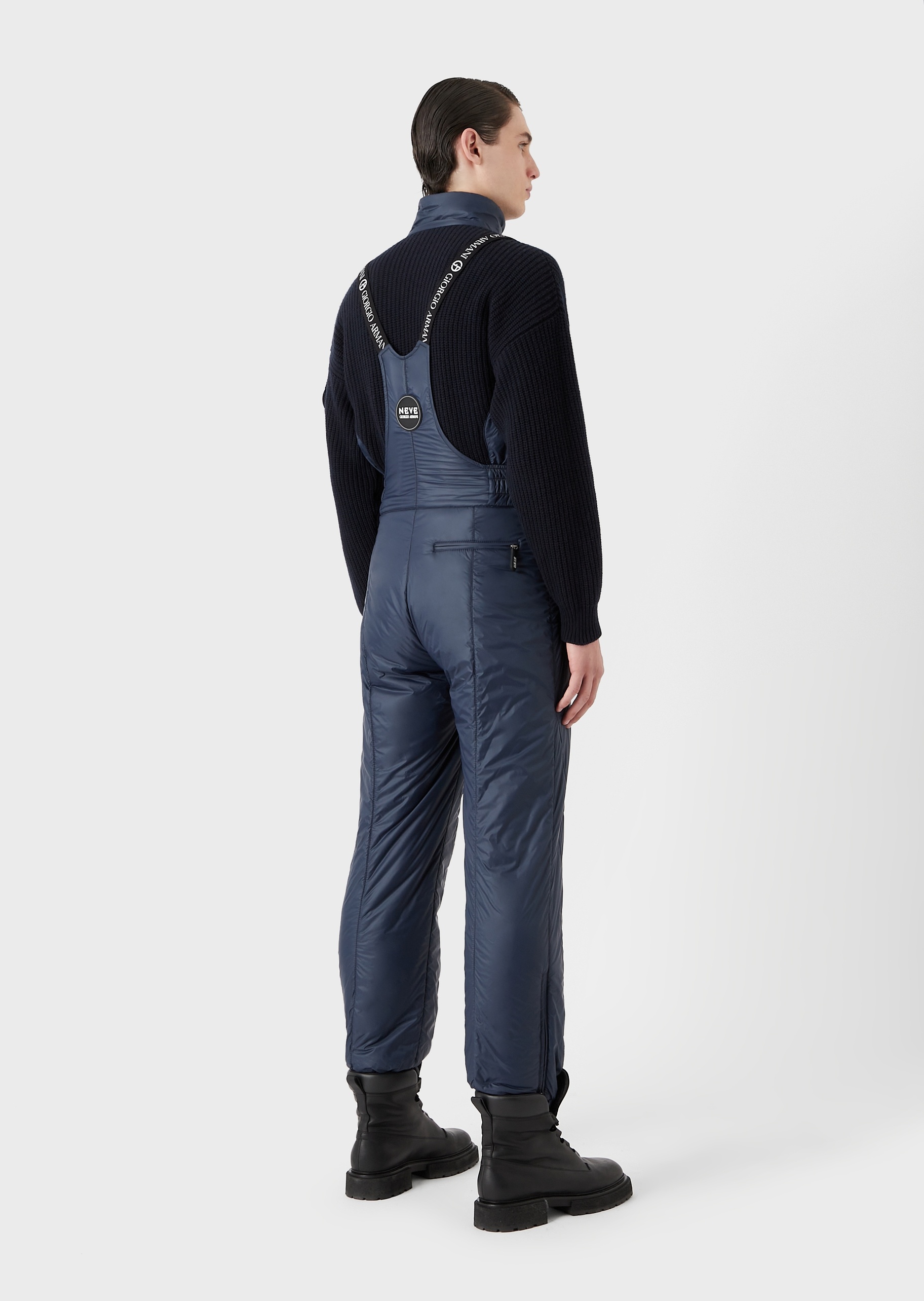 Giorgio Armani 防沾水休闲背带裤