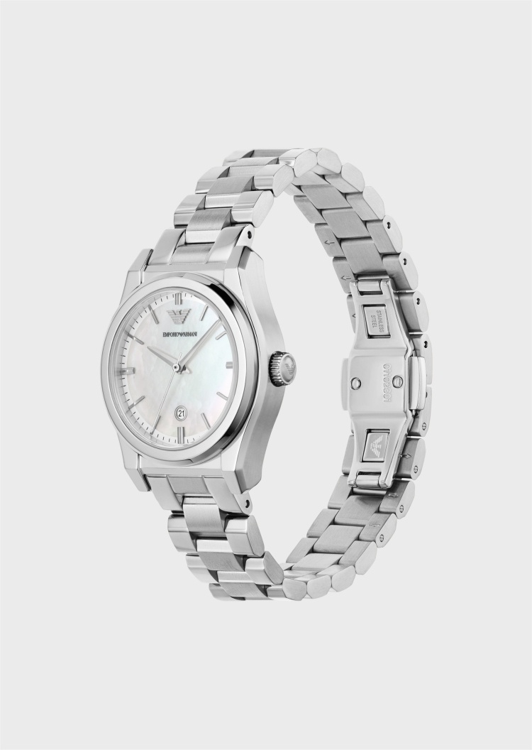 Emporio Armani 女士气质贝母表盘石英腕表