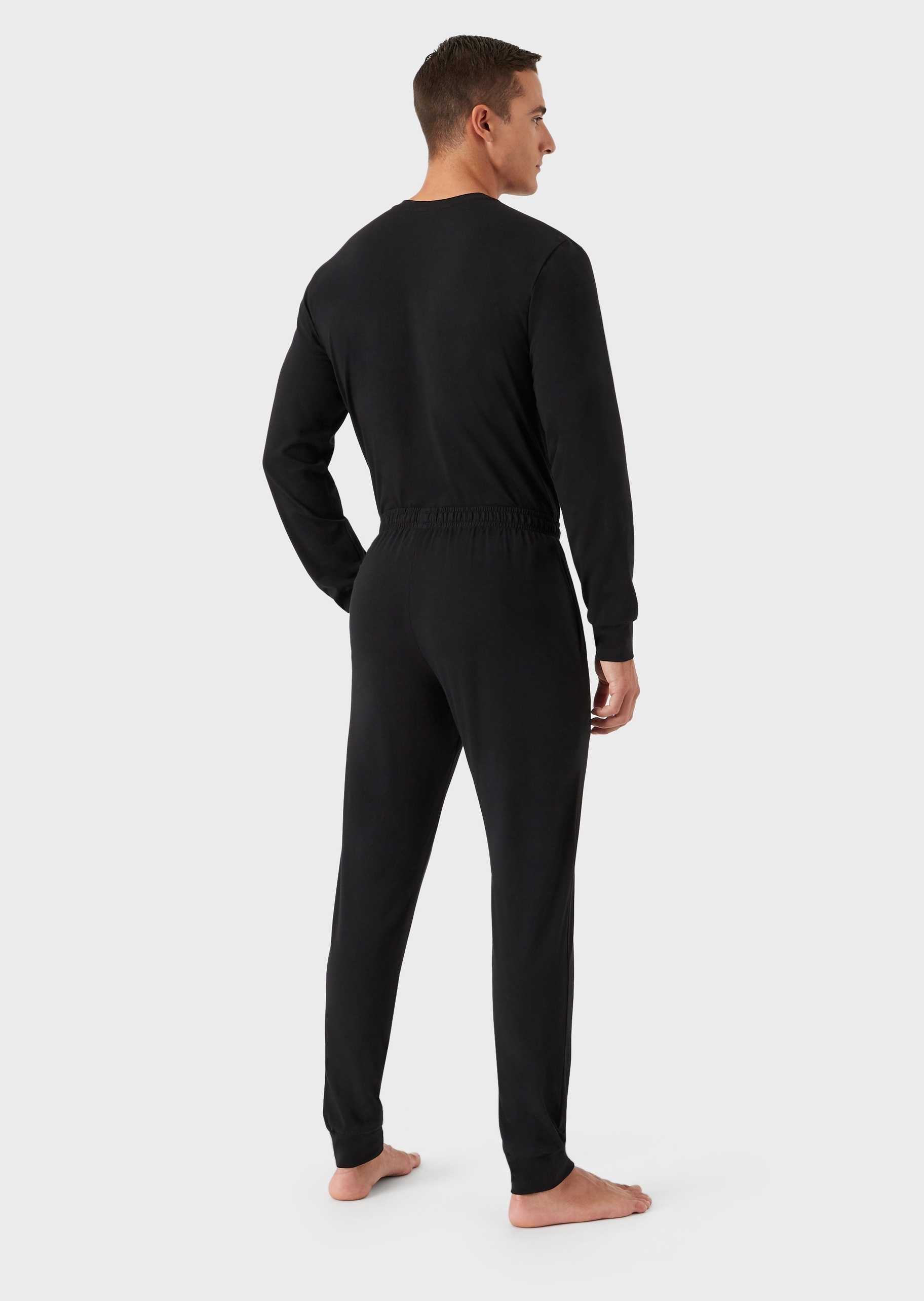 Emporio Armani 微型鹰标家居睡衣套装