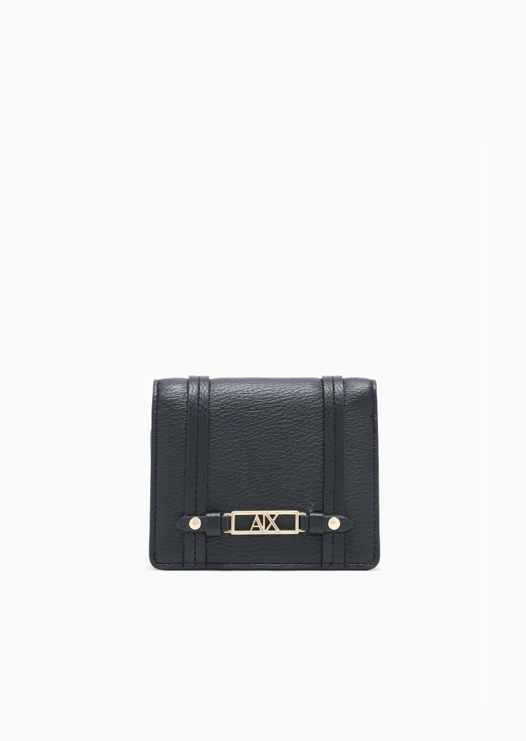 ARMANI EXCHANGE 女士三折多卡位轻便钱夹钱包卡包一体