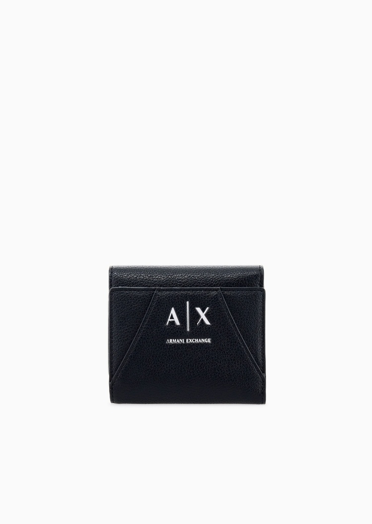 ARMANI EXCHANGE 女士三折多卡位轻便小巧钱夹钱包卡包一体