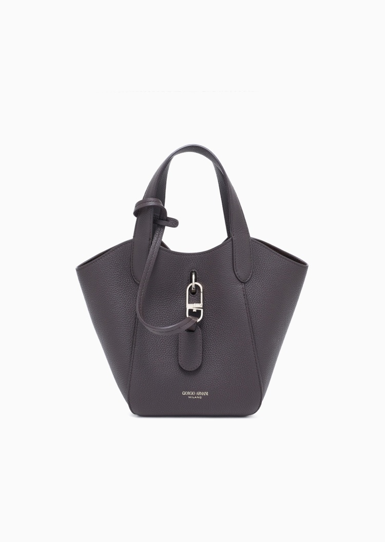 Giorgio Armani 女士犊牛皮革子母包优雅通勤手提包