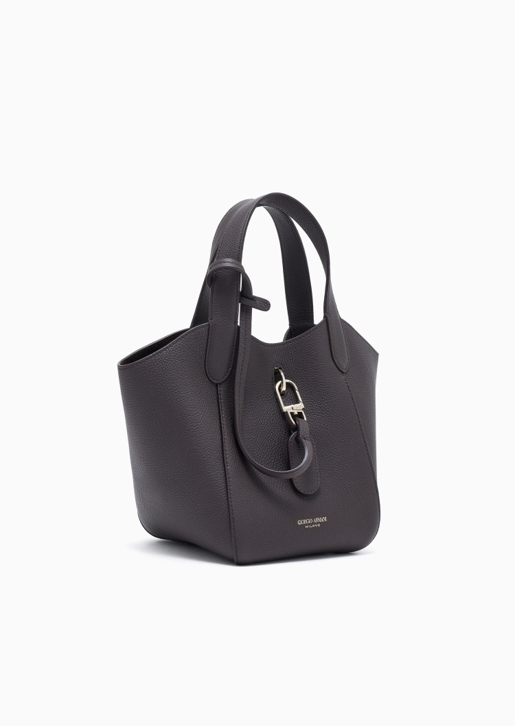 Giorgio Armani 女士犊牛皮革子母包优雅通勤手提包
