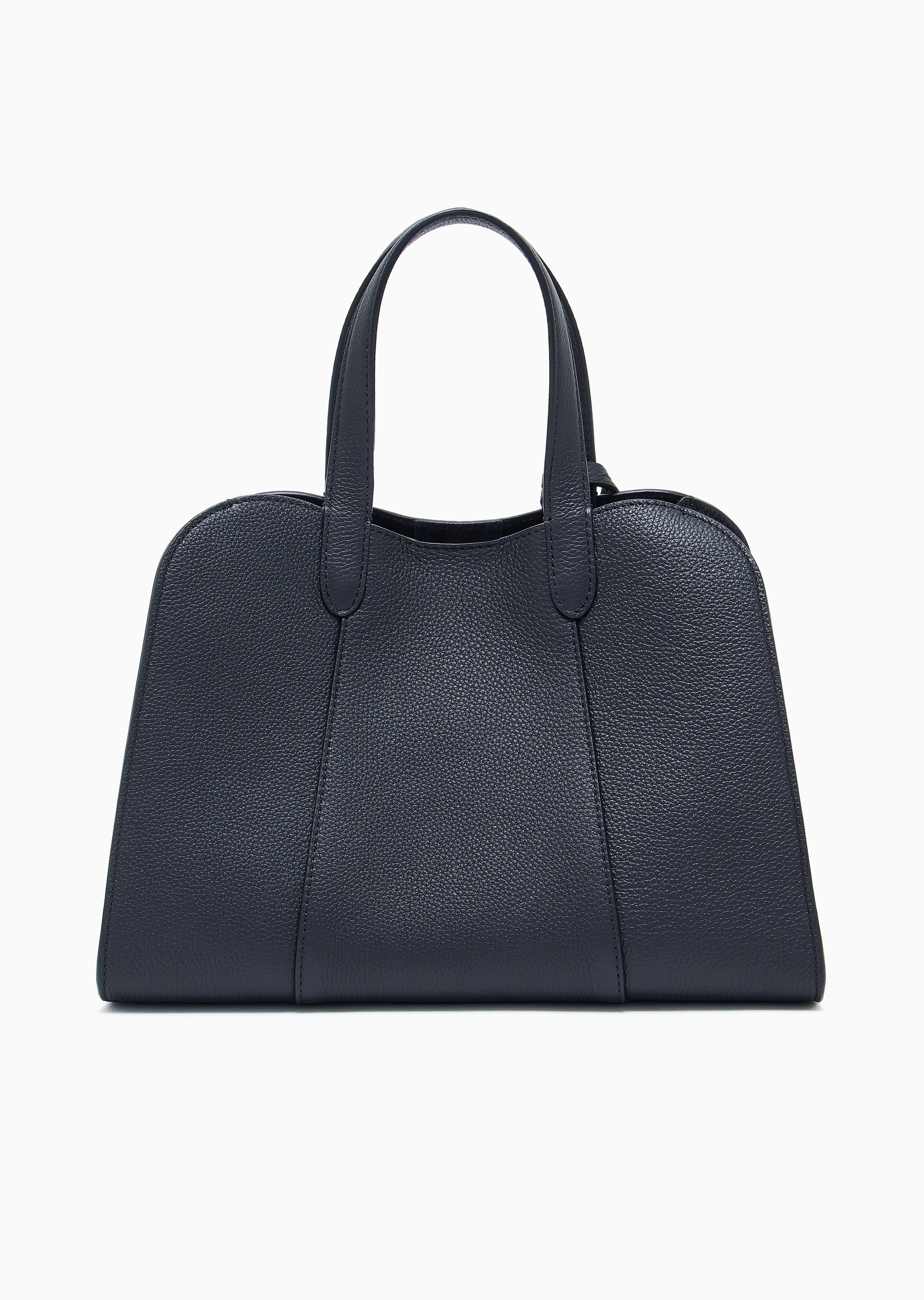 Giorgio Armani 女士犊牛皮革梯形可拆肩带单肩斜挎手提包