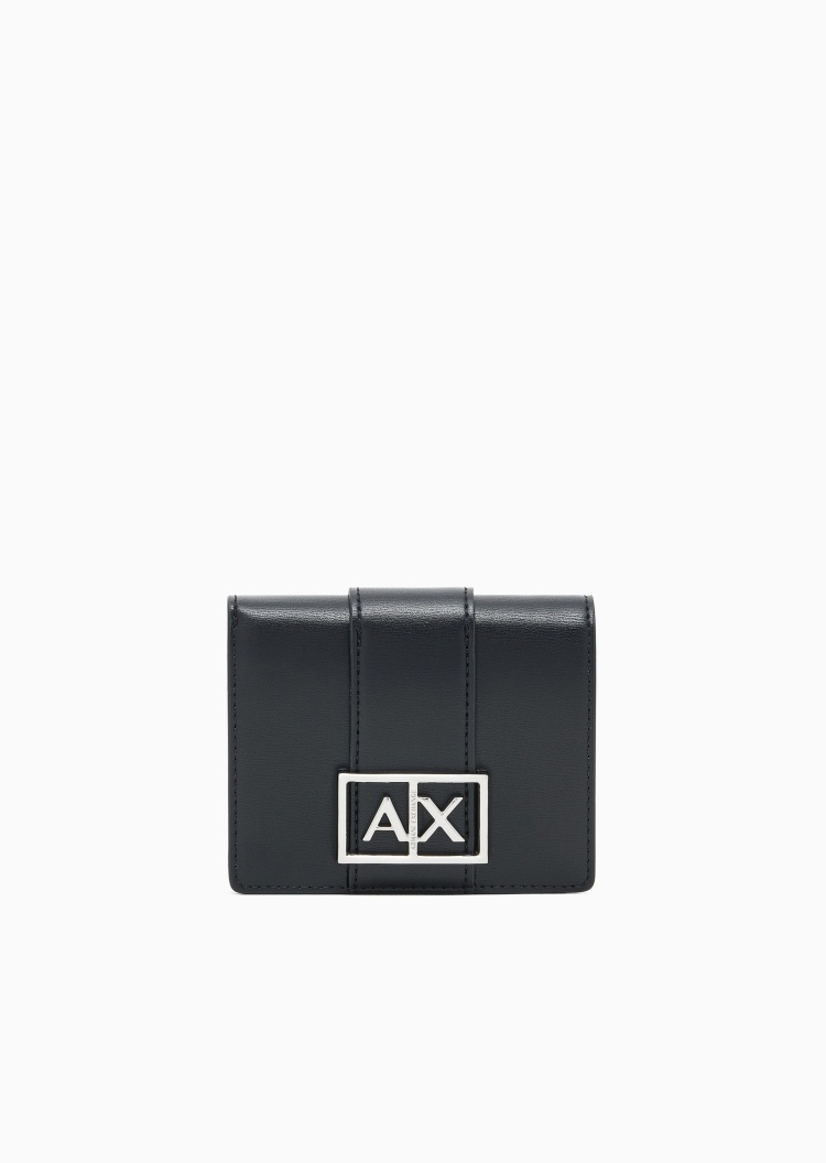 ARMANI EXCHANGE 女士按扣对折短款翻盖内袋手拿钱包