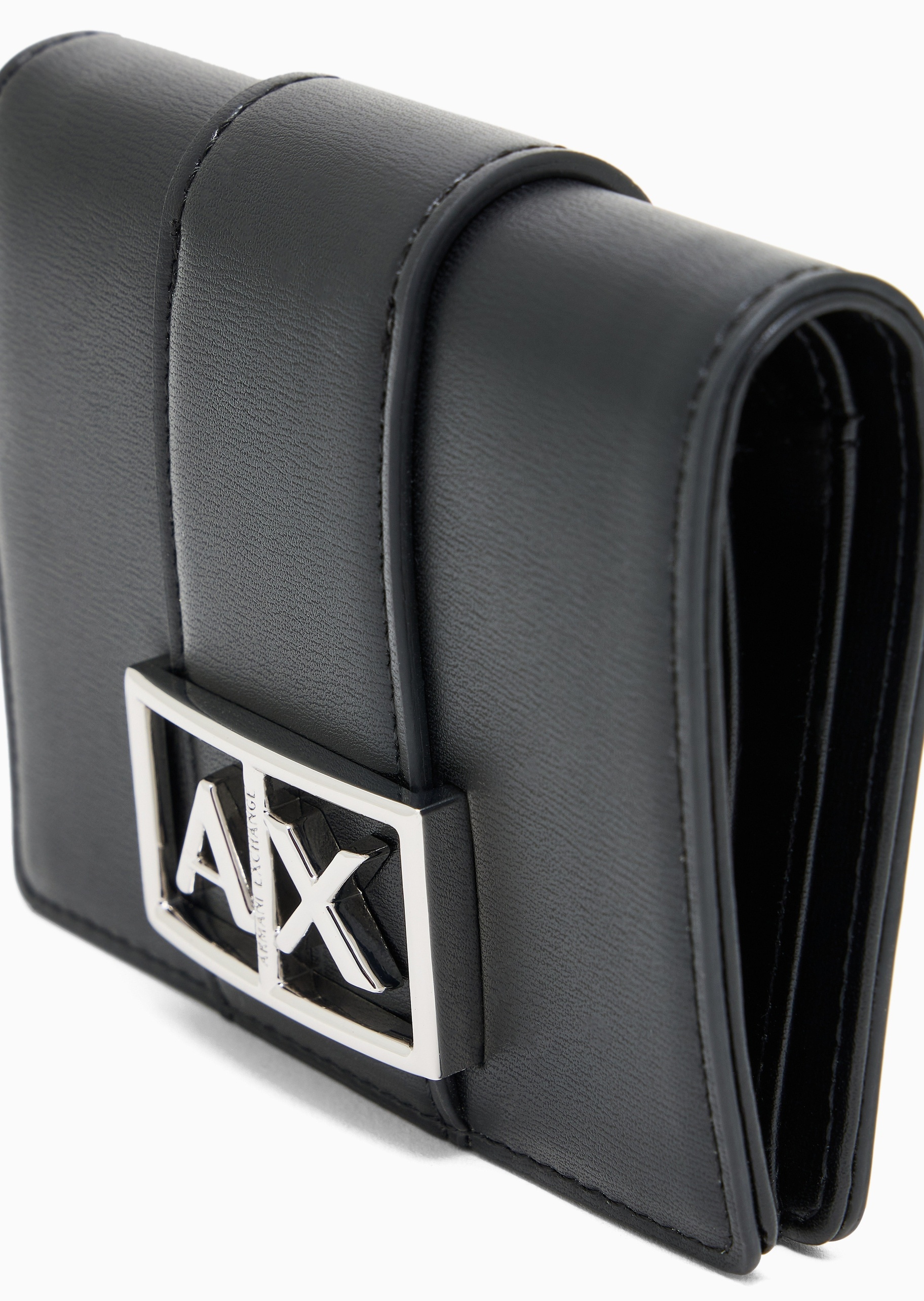 ARMANI EXCHANGE 女士按扣对折短款翻盖内袋手拿钱包