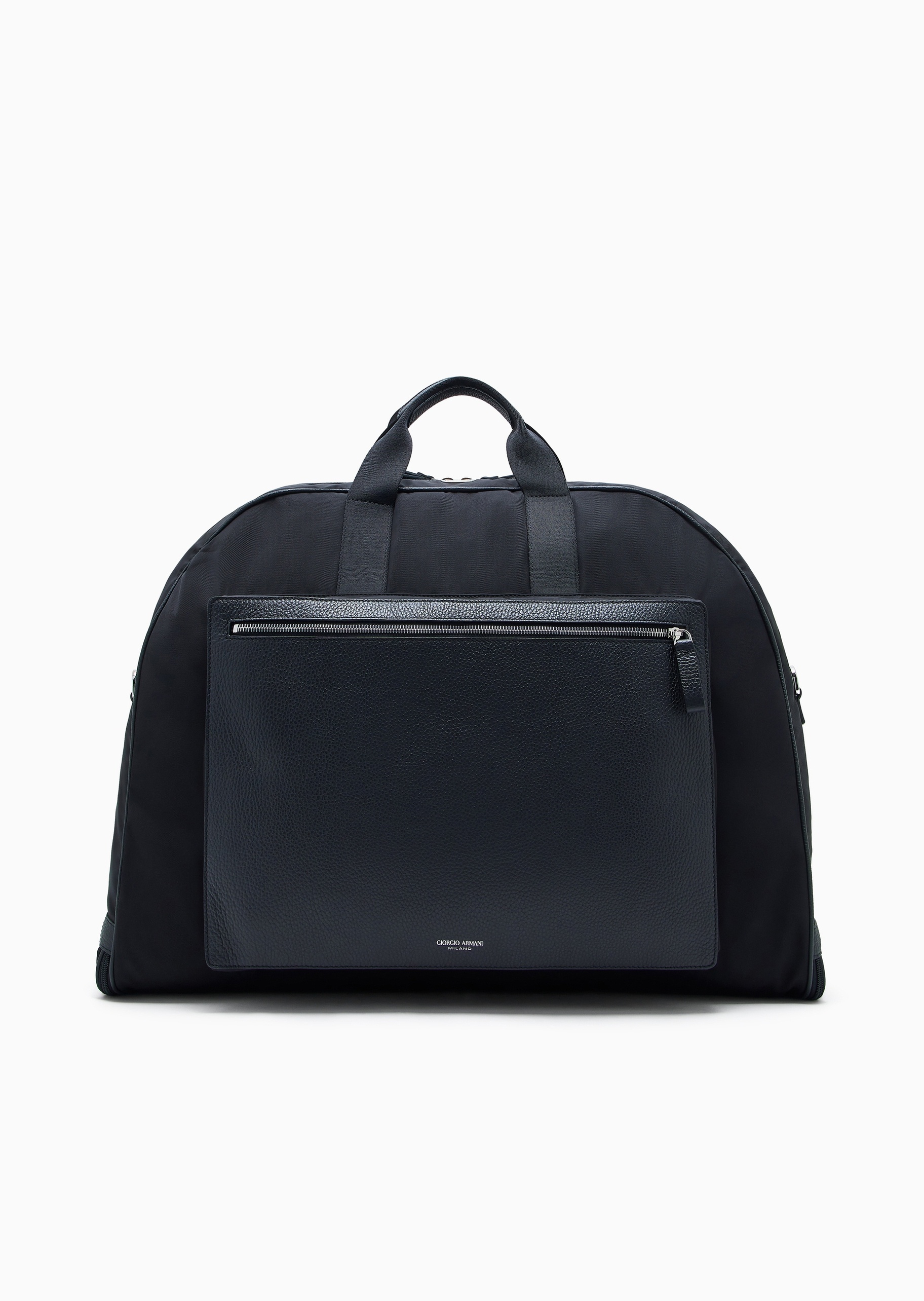 Giorgio Armani 男士大号拉链可拆肩带手提斜挎服饰收纳包